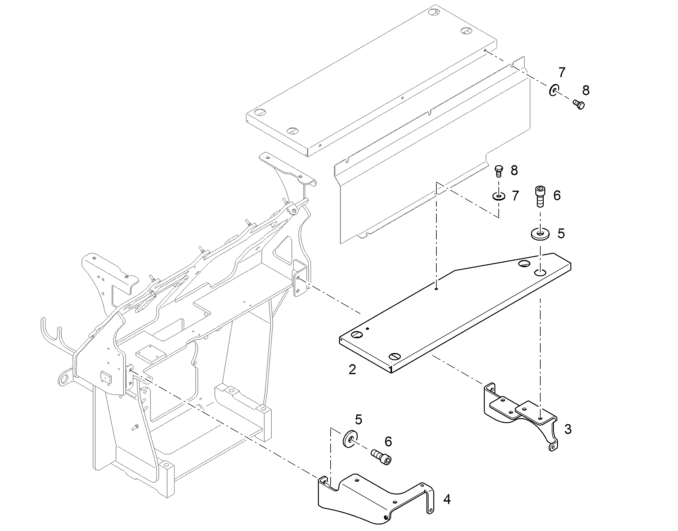 ОПОРА 10824951 LIEBHERR