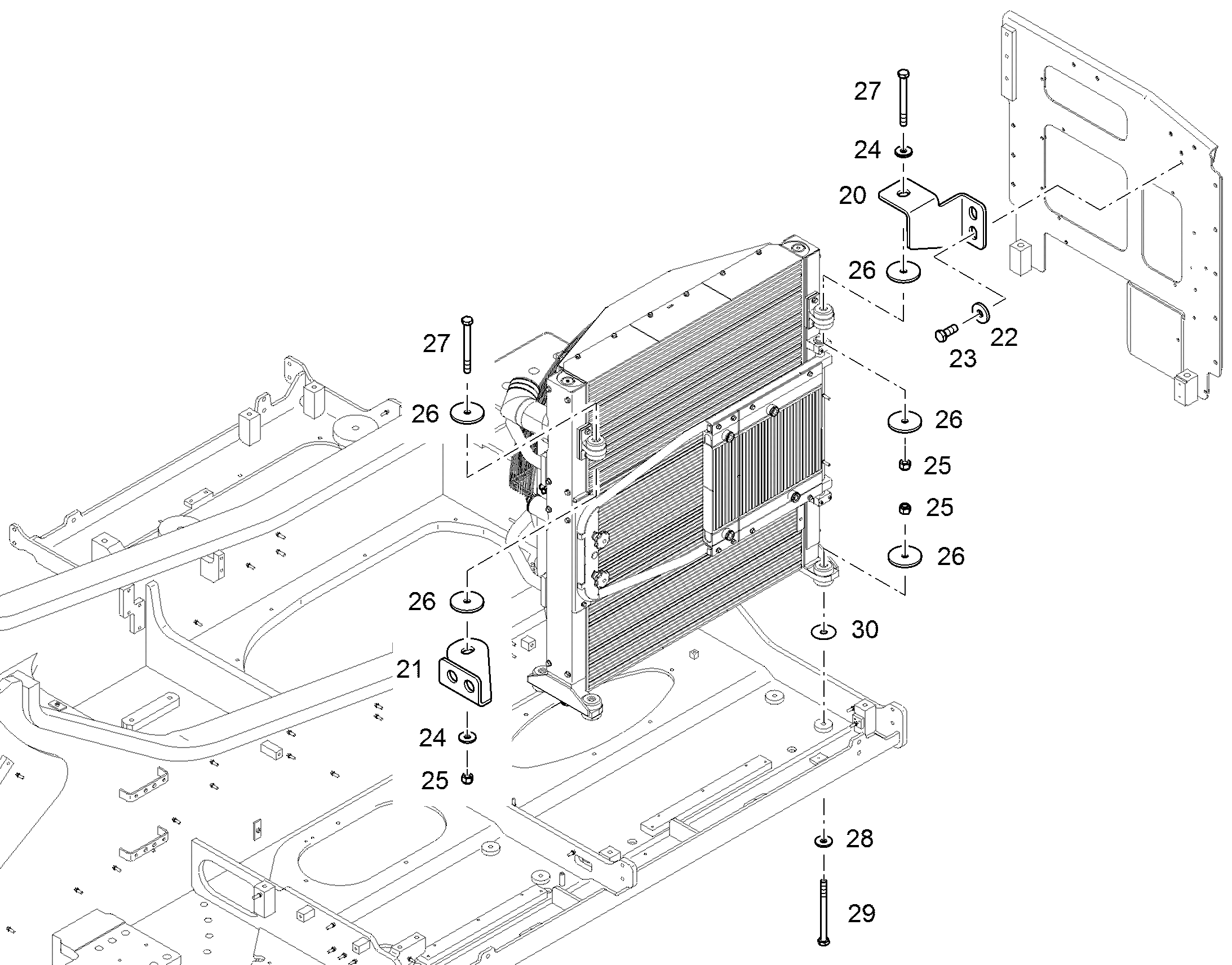 КОНСОЛЬ 11458345 LIEBHERR