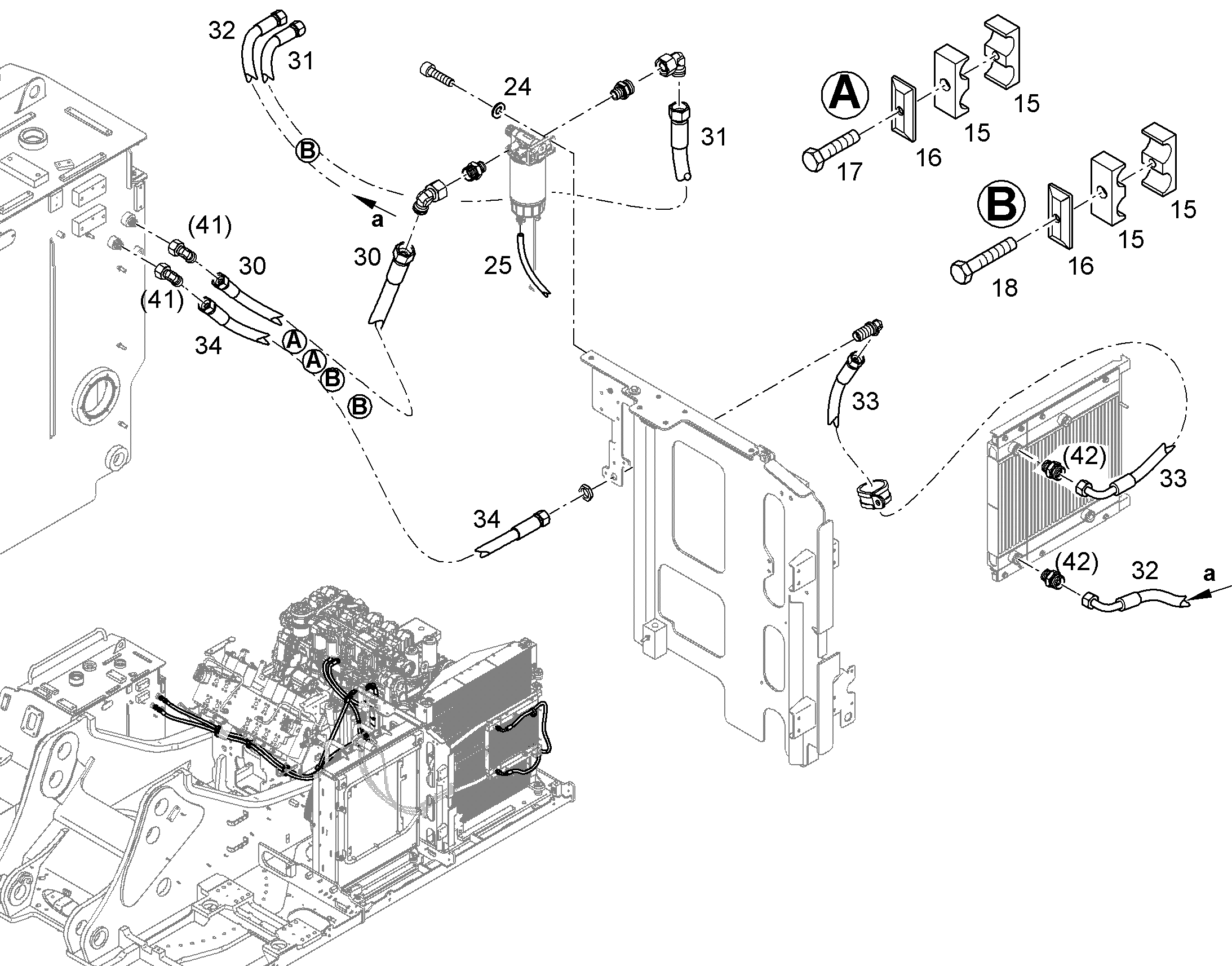 ШЛАНГ ТОПЛИВНЫЙ 12X1260 11646813 LIEBHERR
