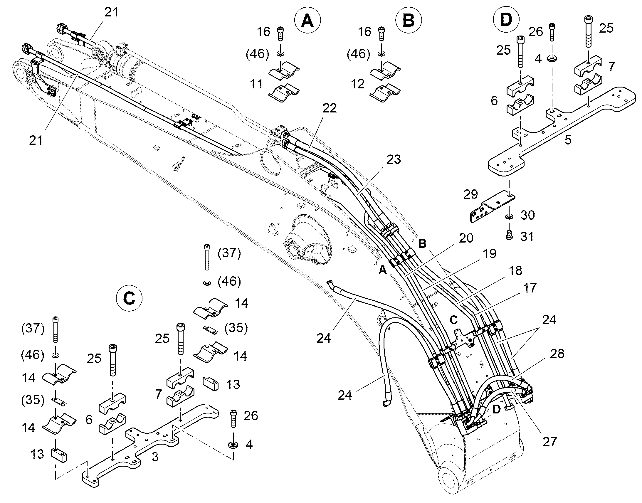 ПОЛУХОМУТИК 50 40 9948780 LIEBHERR