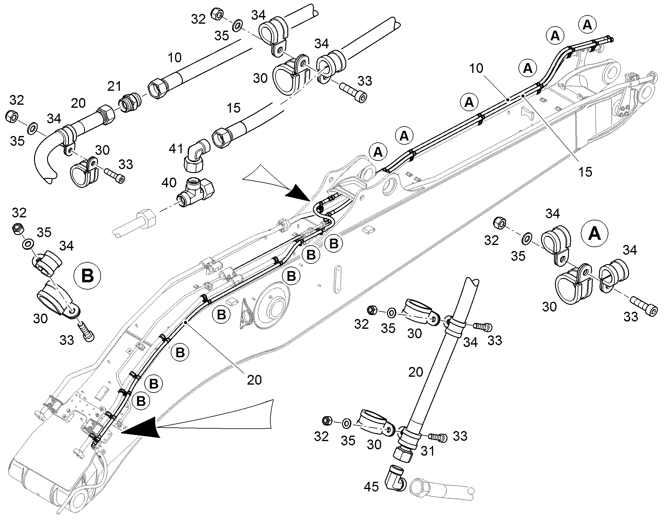 ШЛАНГ 12X3200 10278614 LIEBHERR