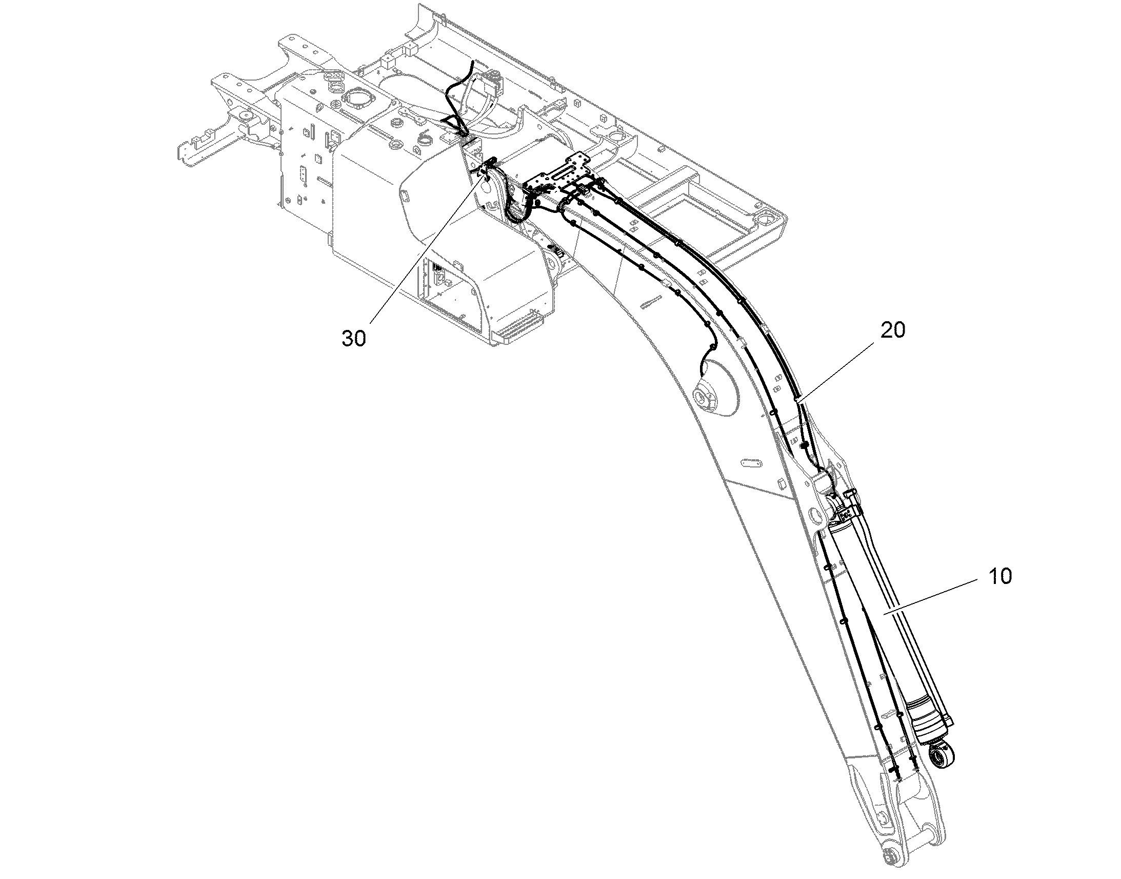 ГИДРОСХЕМА 11461073 LIEBHERR