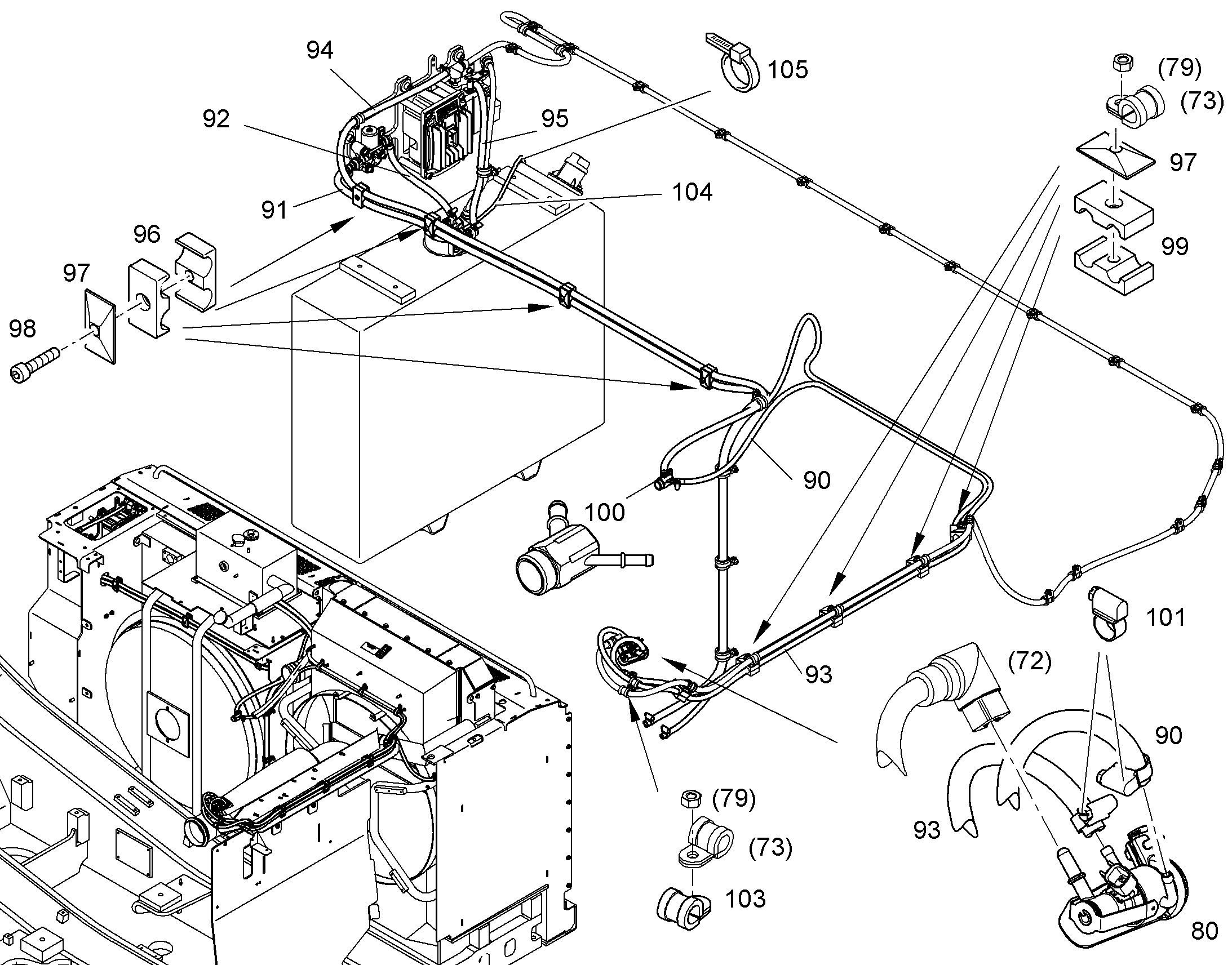 Y-РАСПРЕДЕЛИТЕЛЬ 11340913 LIEBHERR
