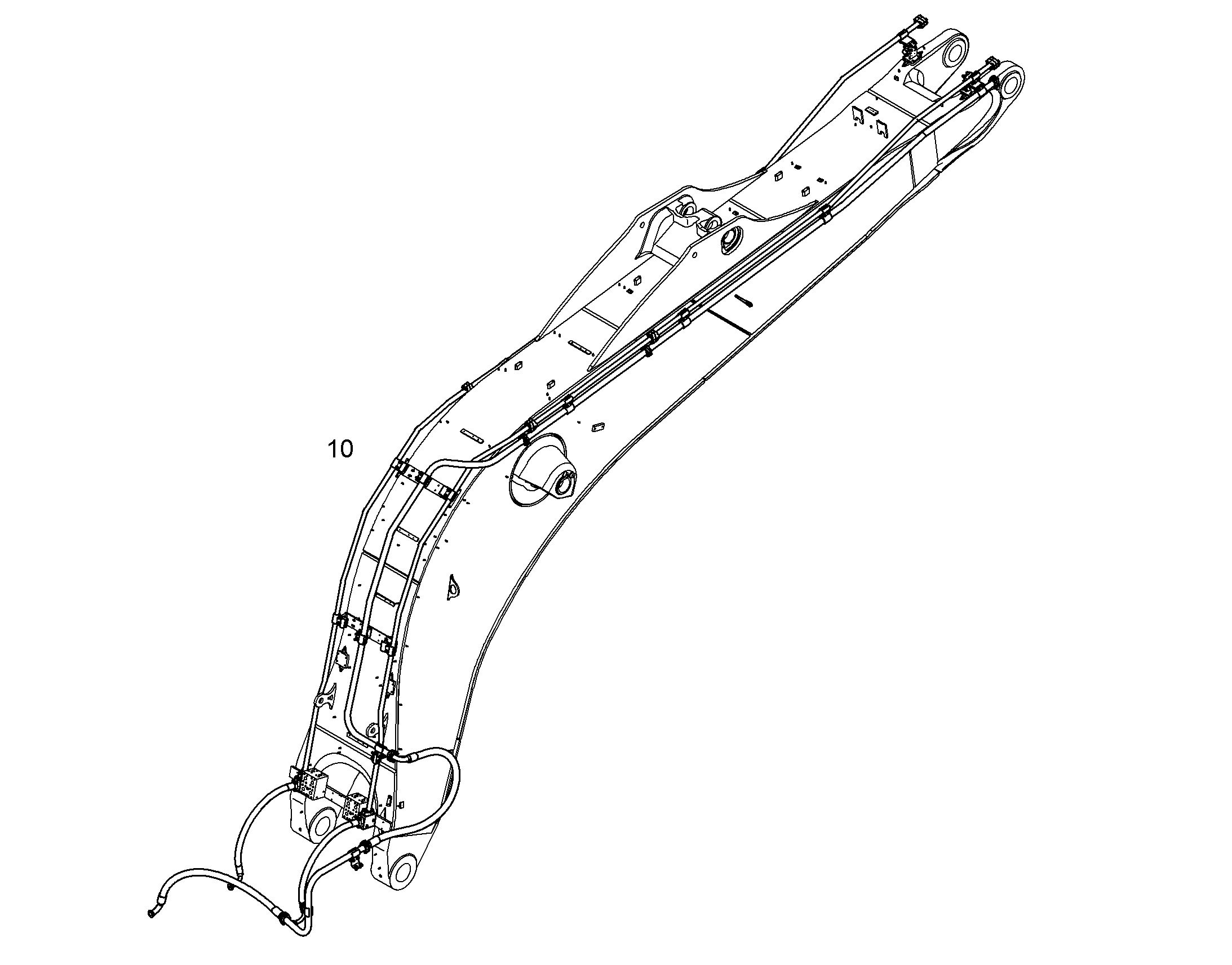 ПРОВОДКА МОНТАЖ AHS 10859915 LIEBHERR