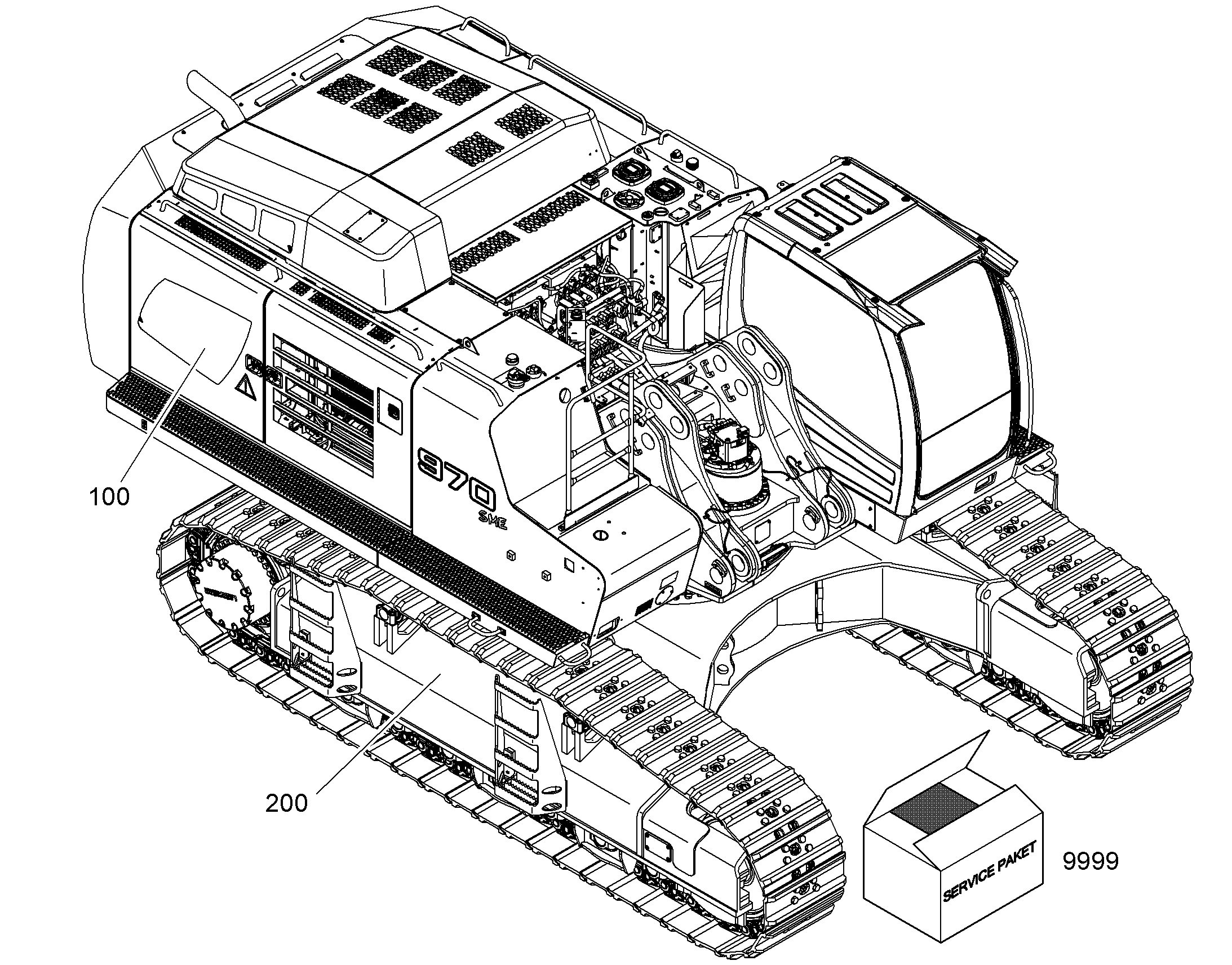 ШАССИ, КОМПЛЕКТ 10827787 LIEBHERR