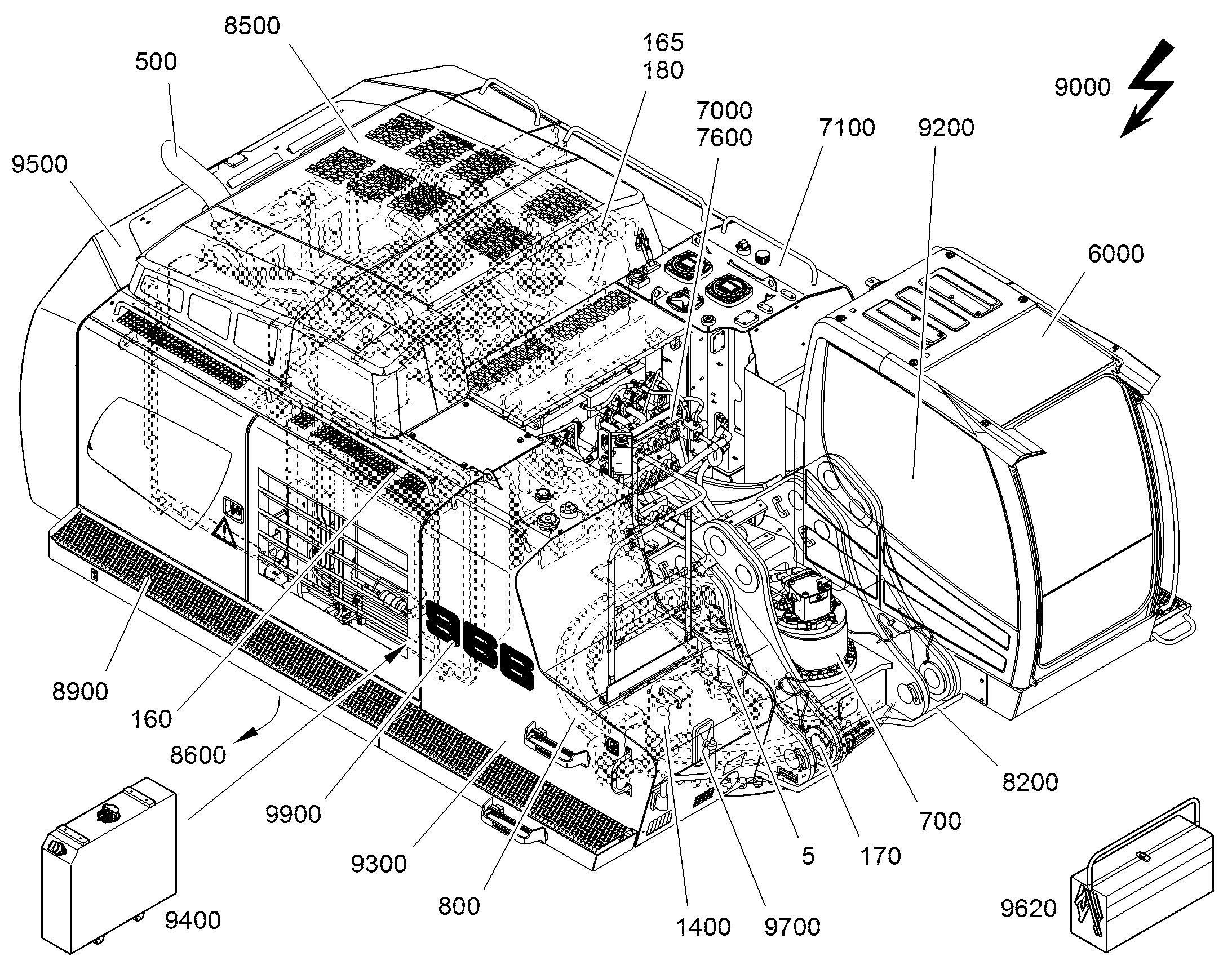 ЭЛЕКТРИЧЕСКАЯ УСТ.ПОВ. ПЛАТФ. 10850677 LIEBHERR