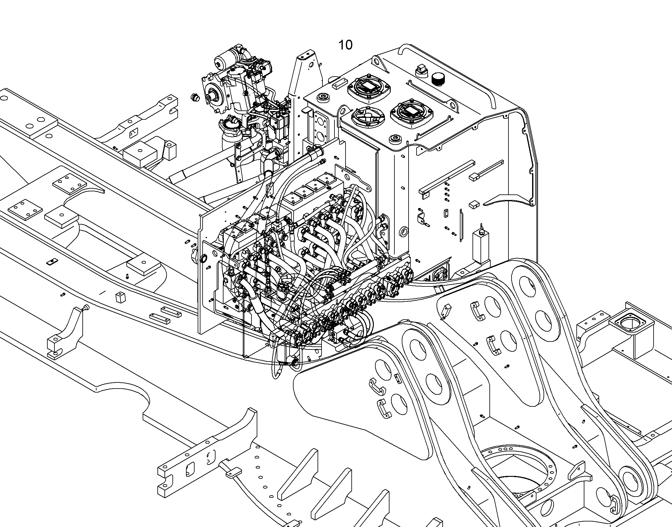 ДОПОЛНЕНИЕ-В ШАССИ AHS 11 10392648 LIEBHERR