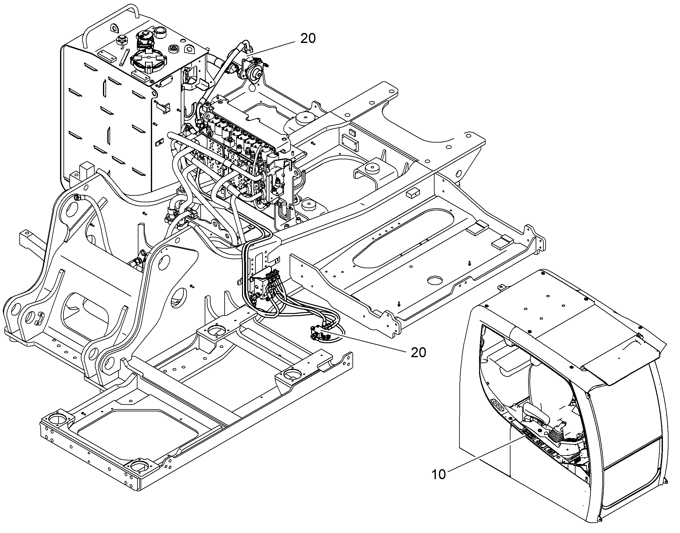 PREP.FOR SWIVEL ROTATOR 11451601 LIEBHERR
