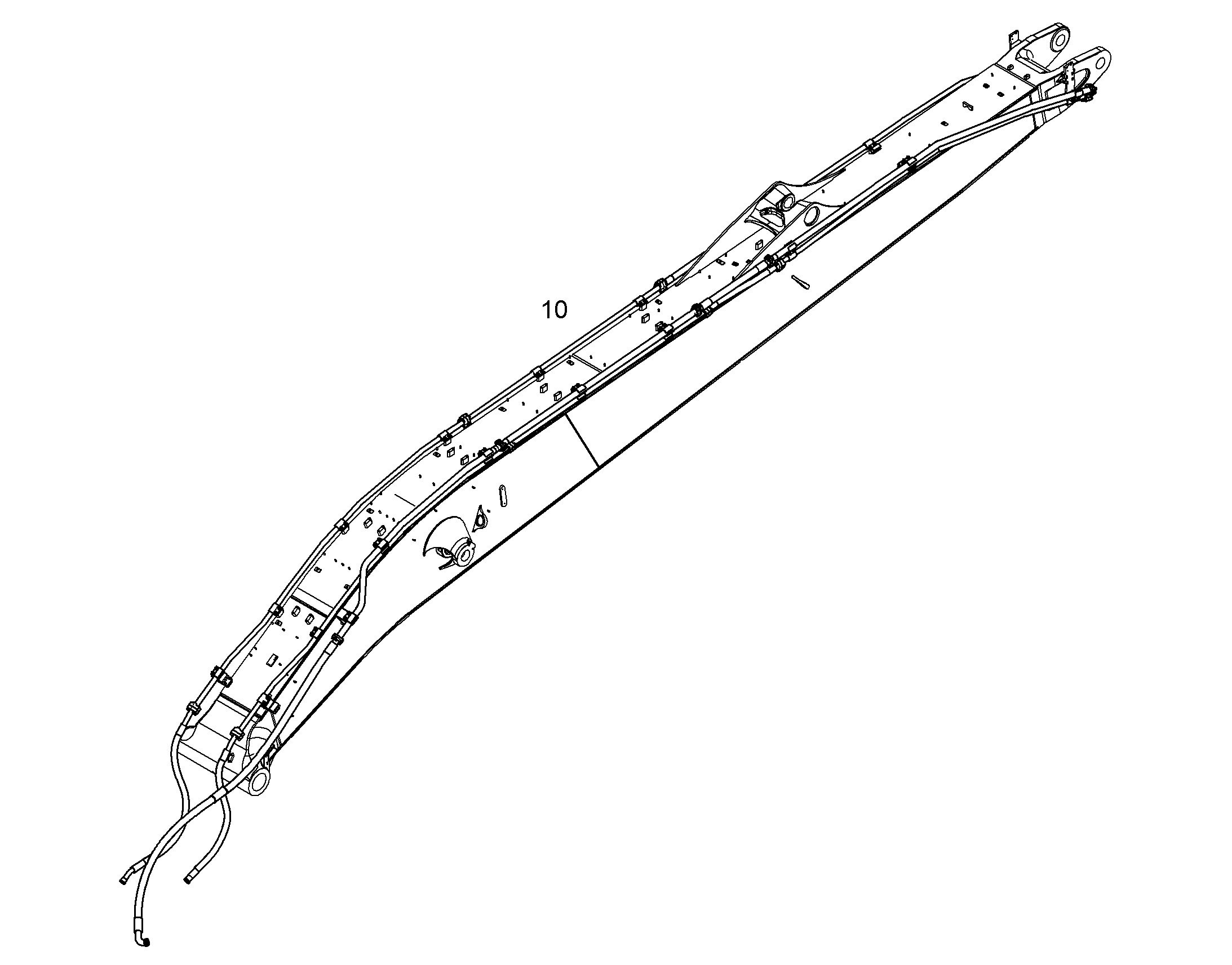 ПРОВОДКА МОНТАЖ AHS 10864993 LIEBHERR