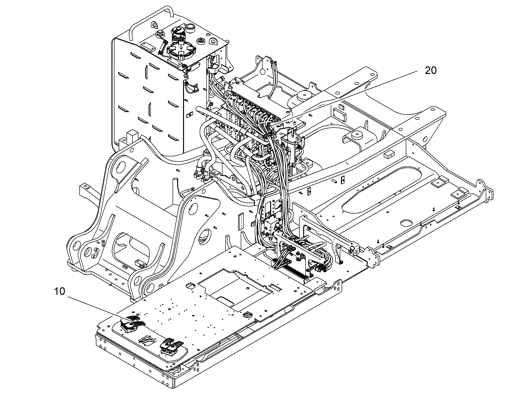 ДОПОЛНЕНИЕ-В ШАССИ AHS12 10863574 LIEBHERR