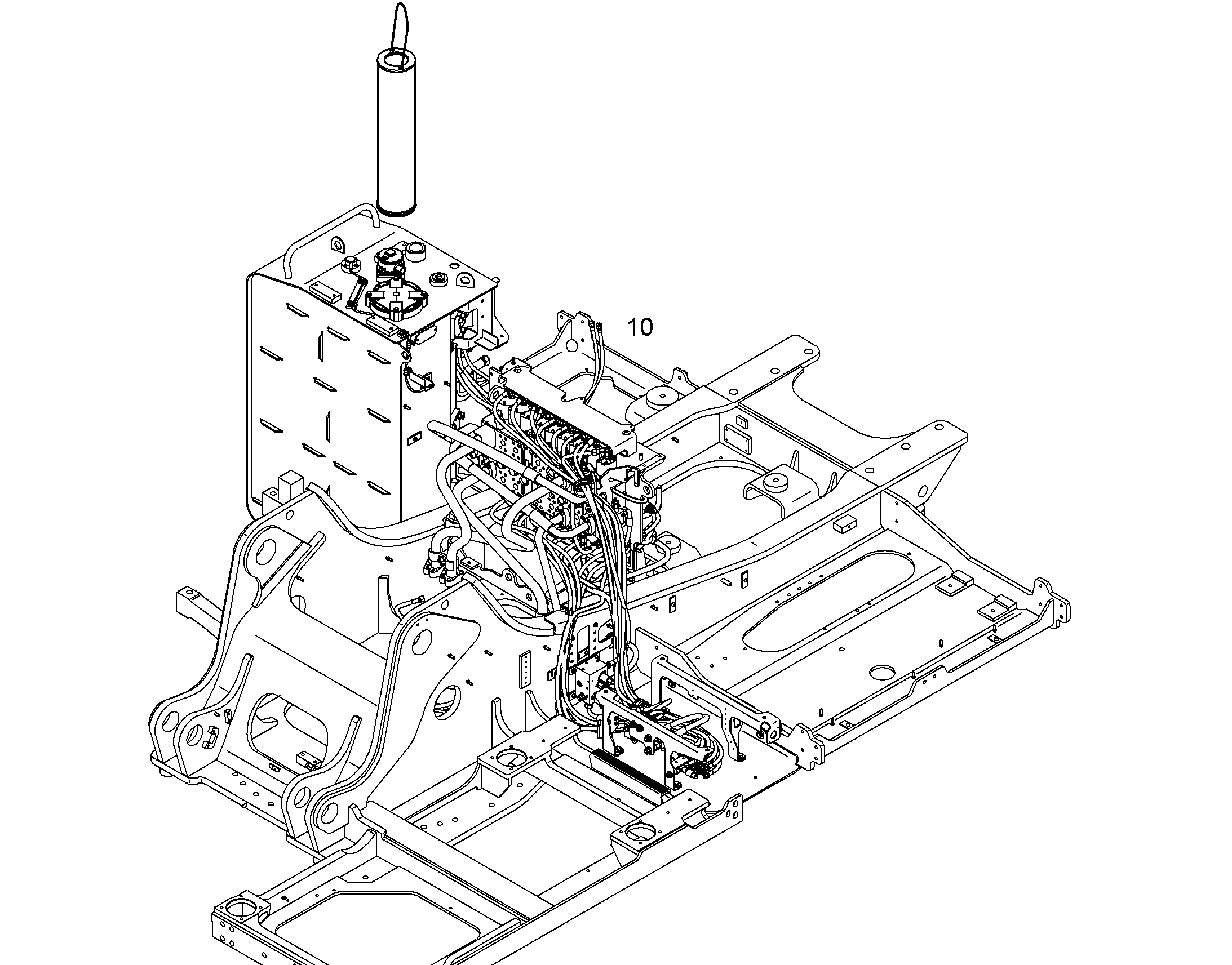 ДОПОЛНЕНИЕ-В ШАССИ AHS 11 10863361 LIEBHERR