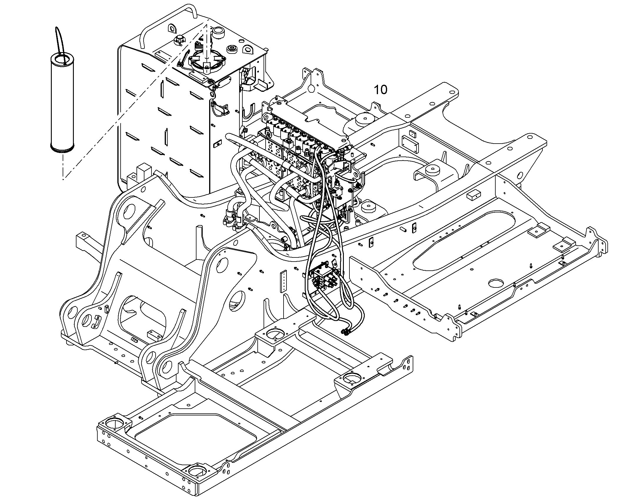 ДОПОЛНЕНИЕ-В ШАССИ AHS12 10863646 LIEBHERR
