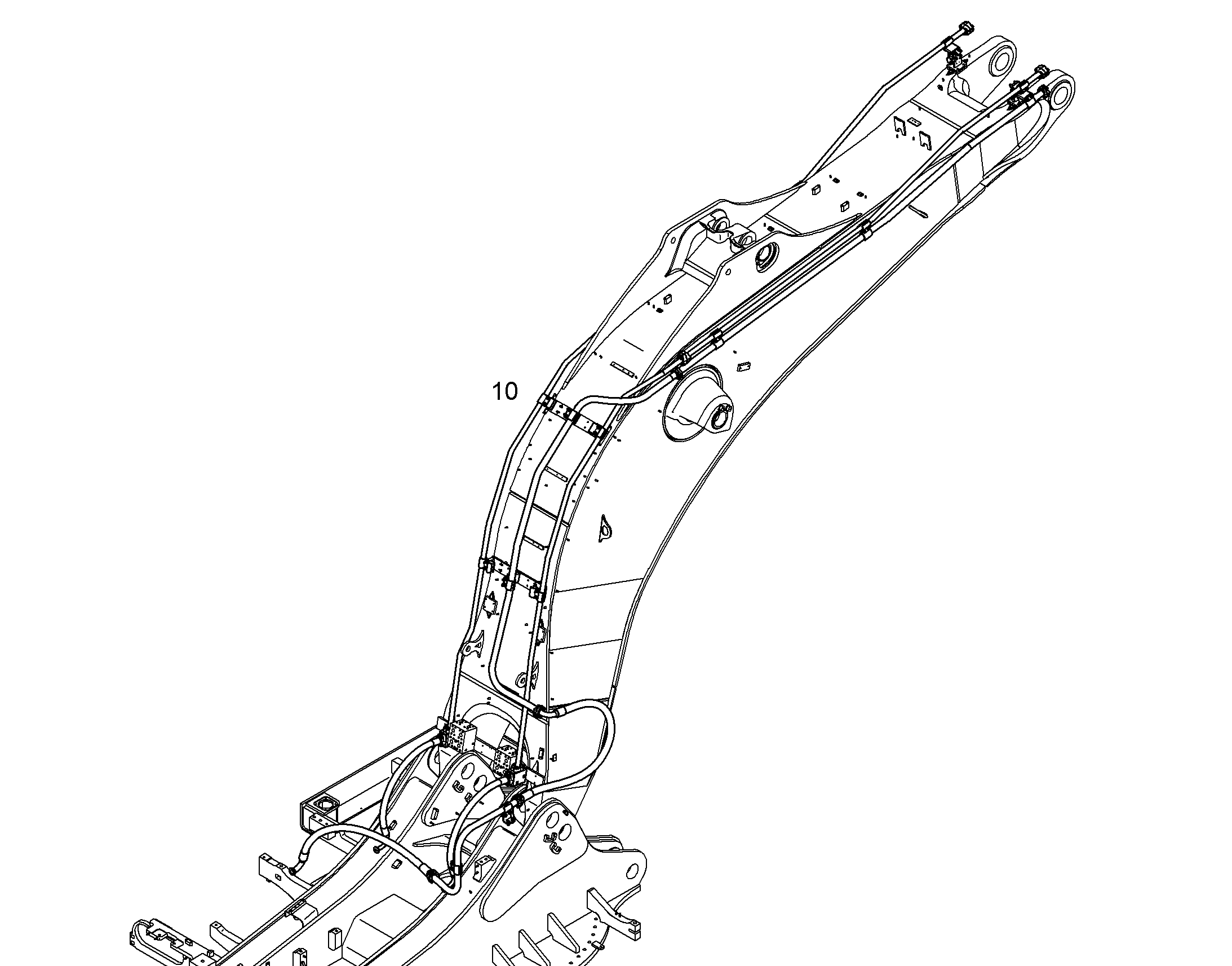 ПРОВОДКА МОНТАЖ AHS 10825340 LIEBHERR