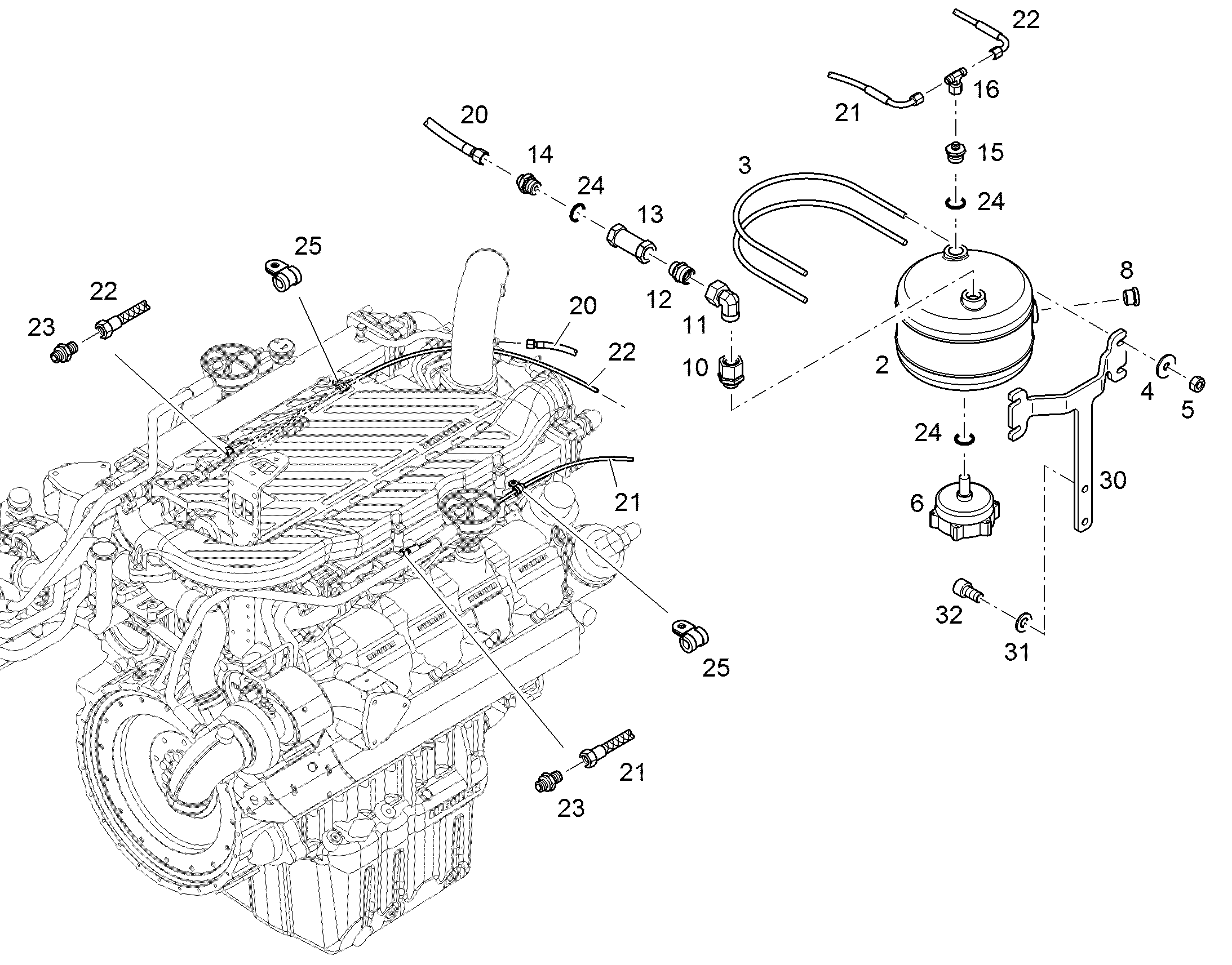 ХОМУТ 10049603 LIEBHERR