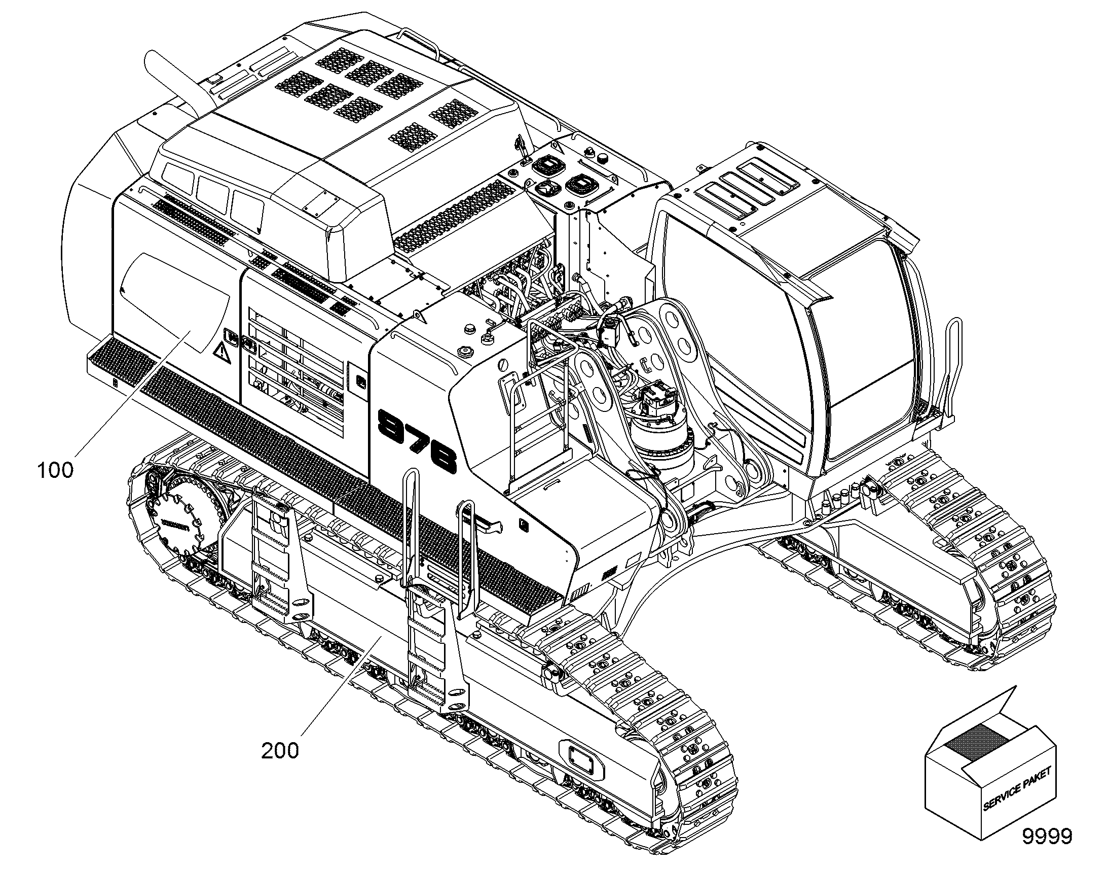 ШАССИ, КОМПЛЕКТ 10403778 LIEBHERR
