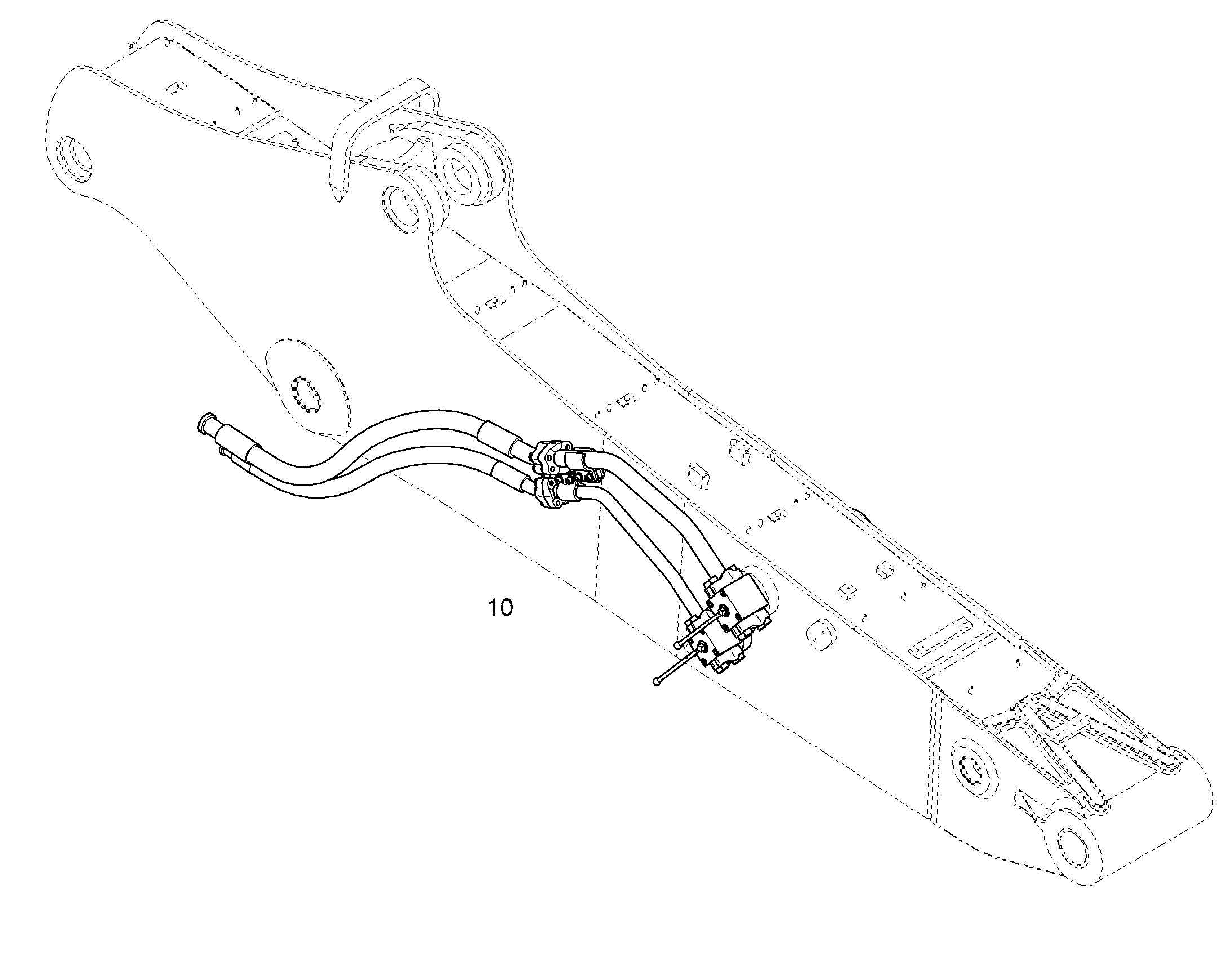 ПРОВОДКА МОНТАЖ AHS 11457000 LIEBHERR