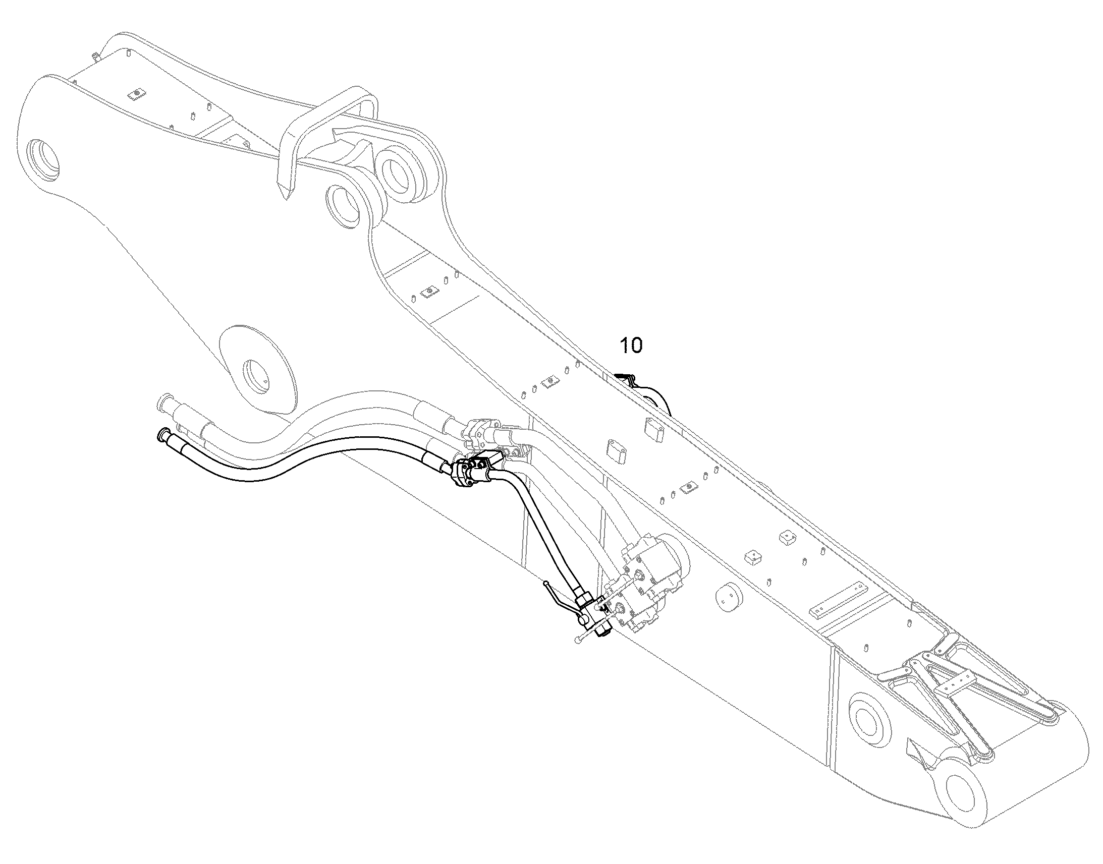 ПРОВОДКА МОНТАЖ AHS 12 11457001 LIEBHERR