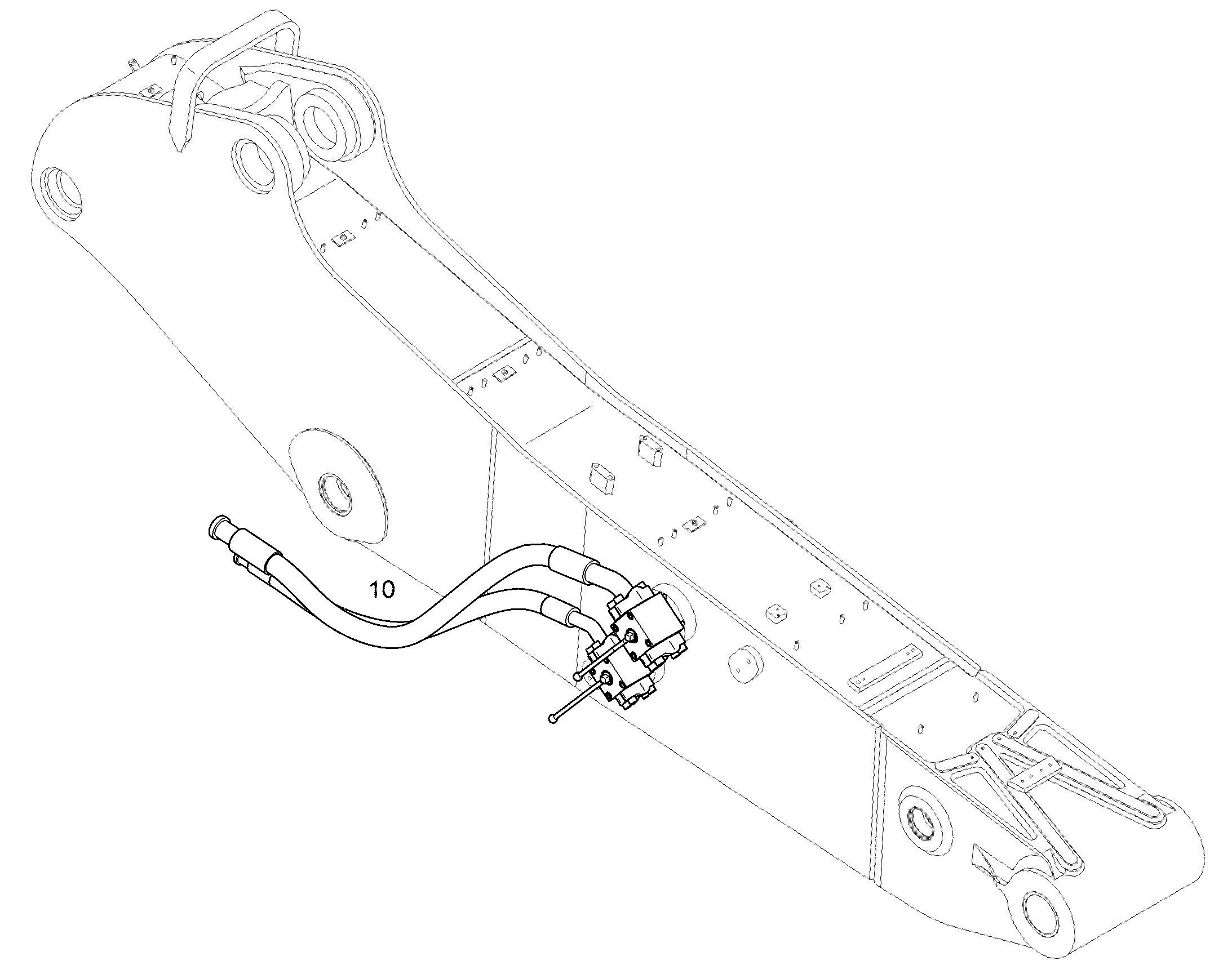 ПРОВОДКА МОНТАЖ AHS 10862464 LIEBHERR