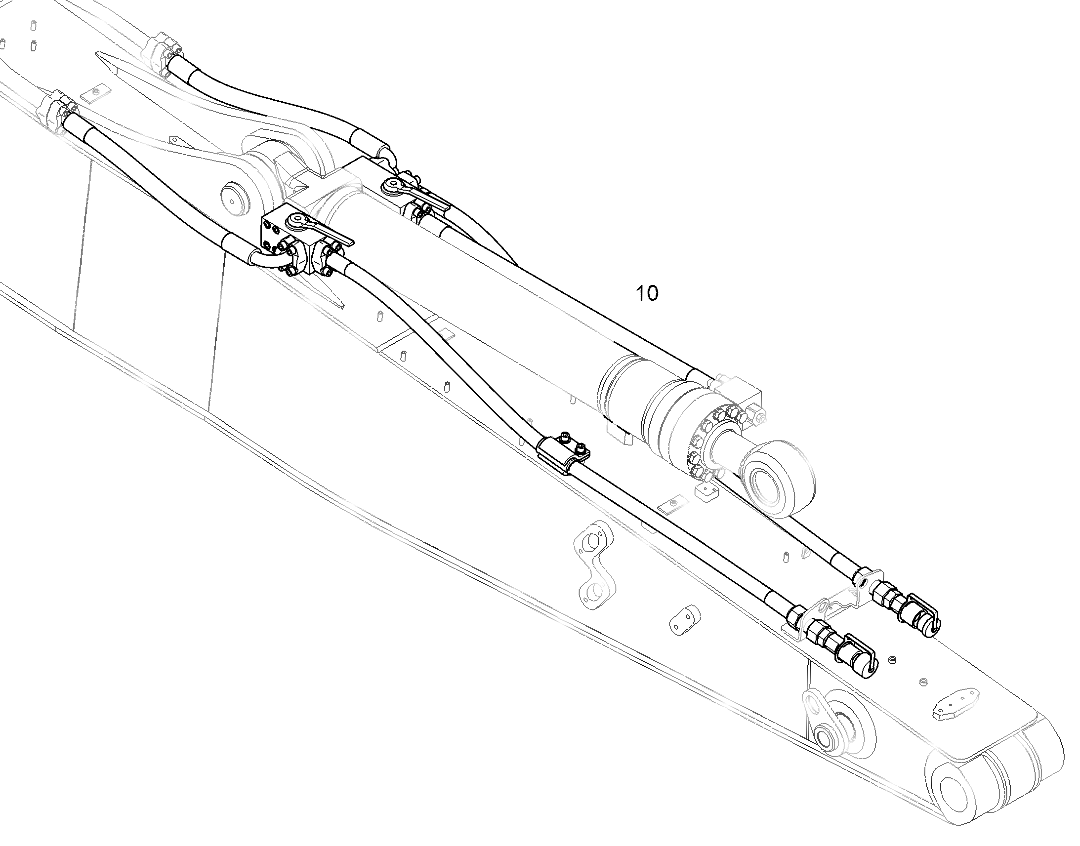 ПРОВОДКА ПРИВОД ГРЕЙФЕРА 11457973 LIEBHERR
