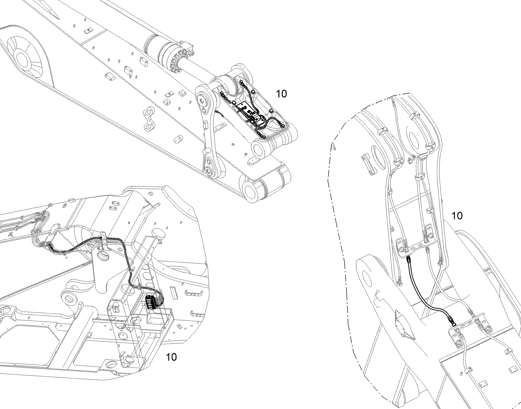 СМАЗОЧНЫЕ ЛИНИИ ДЛЯ НАКЛАДОК 11454355 LIEBHERR