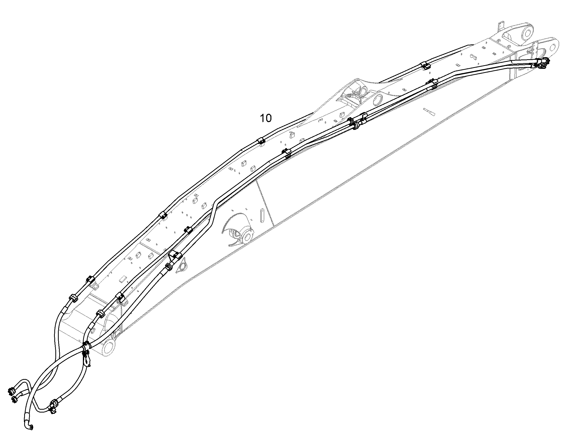 ПРОВОДКА МОНТАЖ AHS 11456115 LIEBHERR