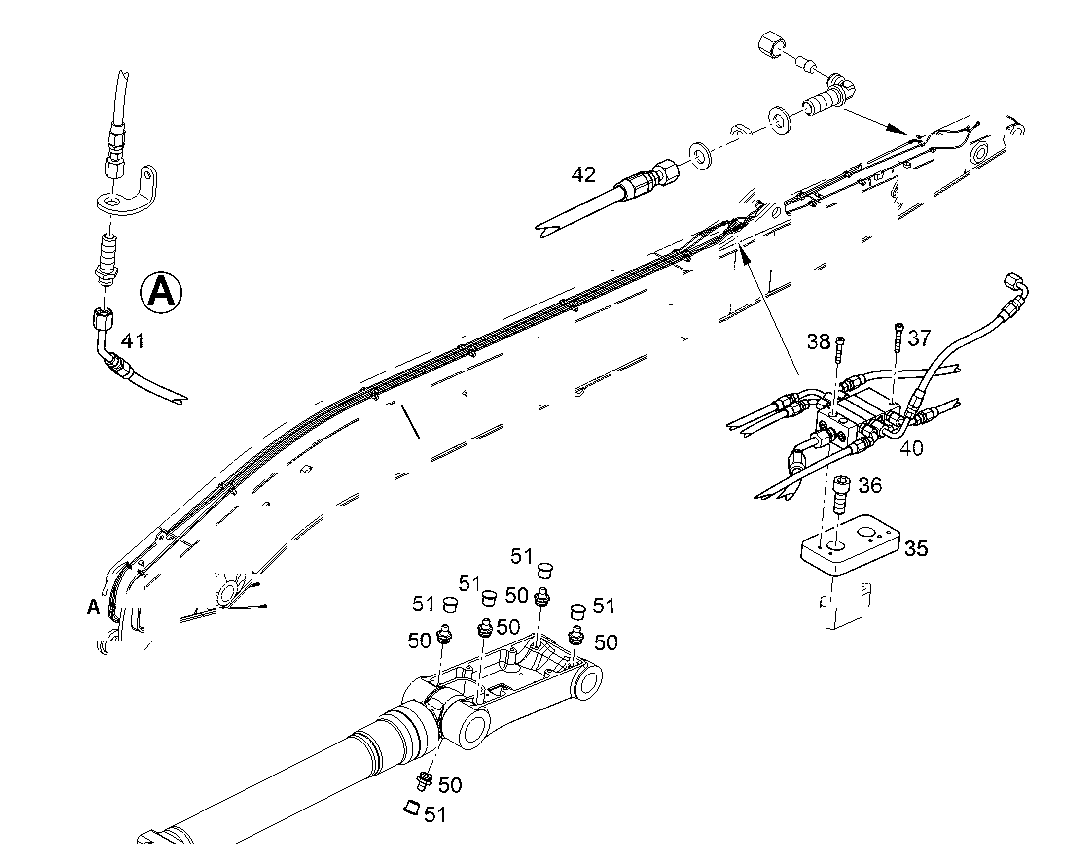 ШЛАНГ 6,3X9725 11481154 LIEBHERR