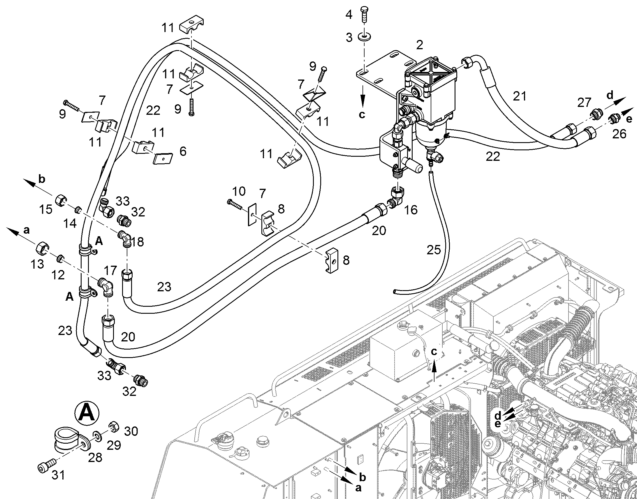 ШЛАНГ ТОПЛИВНЫЙ 12X550 11341739 LIEBHERR