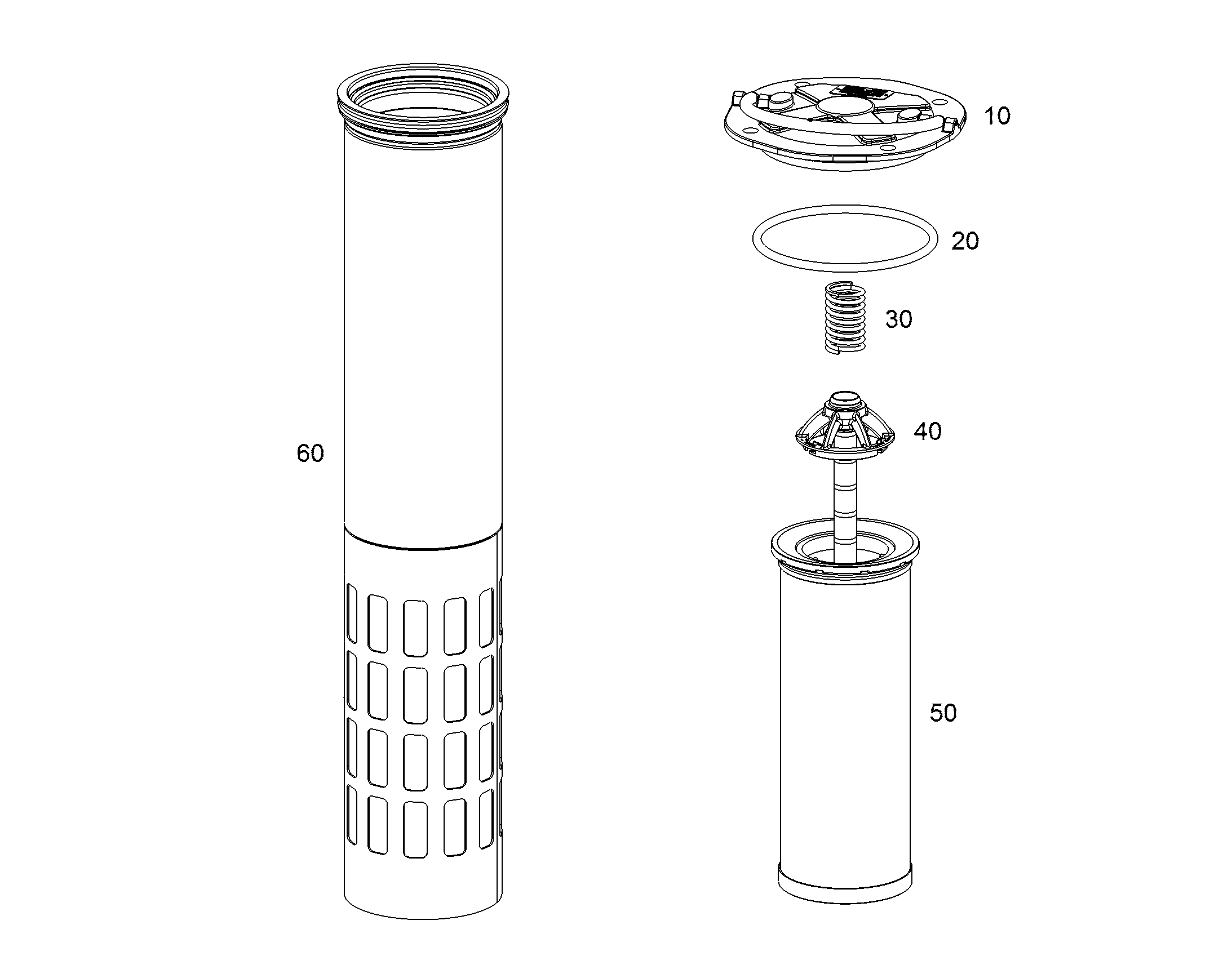 ФИЛЬТР.ЭЛЕМЕНТ СТЕКЛОВОЛОКОН. 25µm 10801285 LIEBHERR