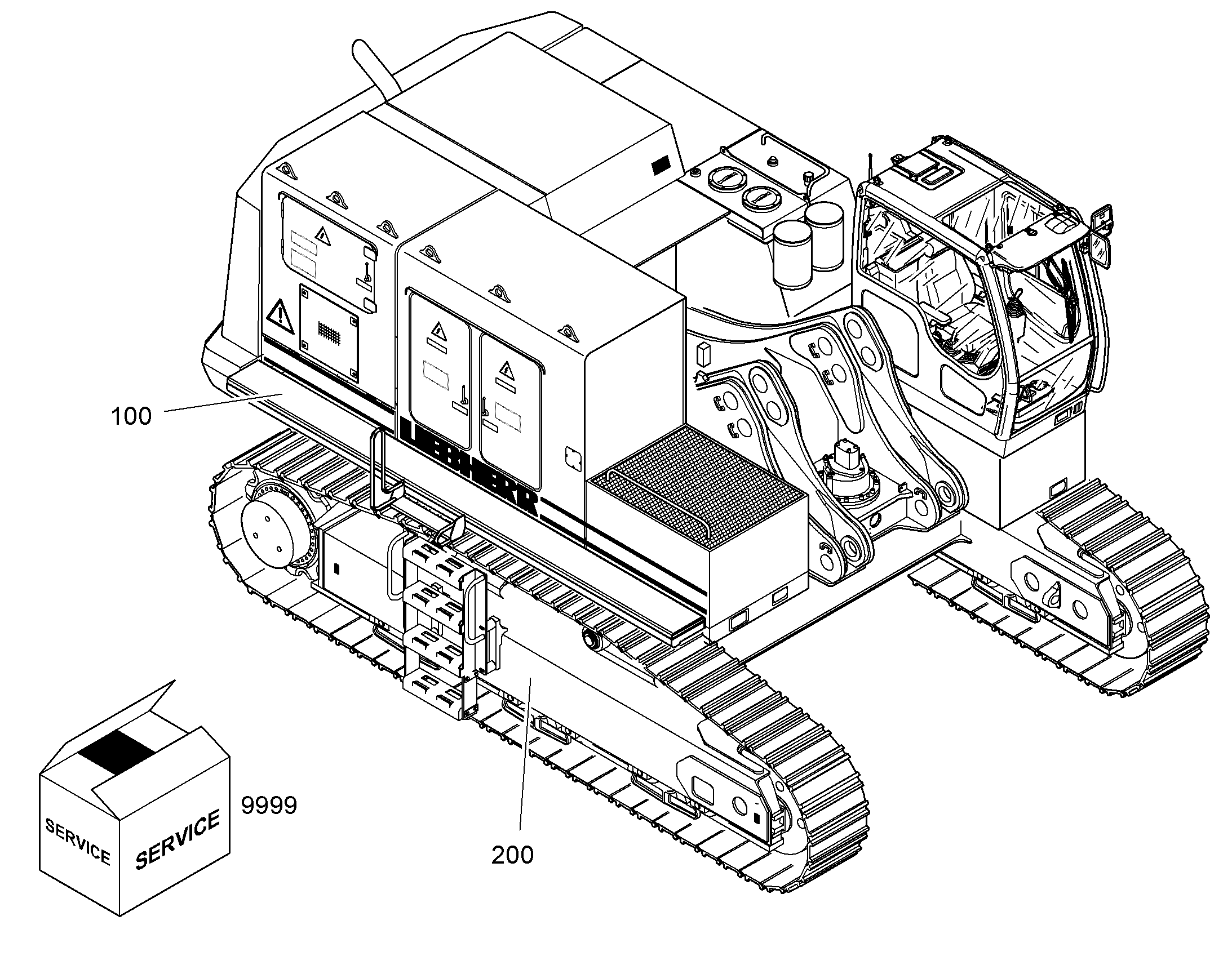 ШАССИ, КОМПЛЕКТ 11815372 LIEBHERR