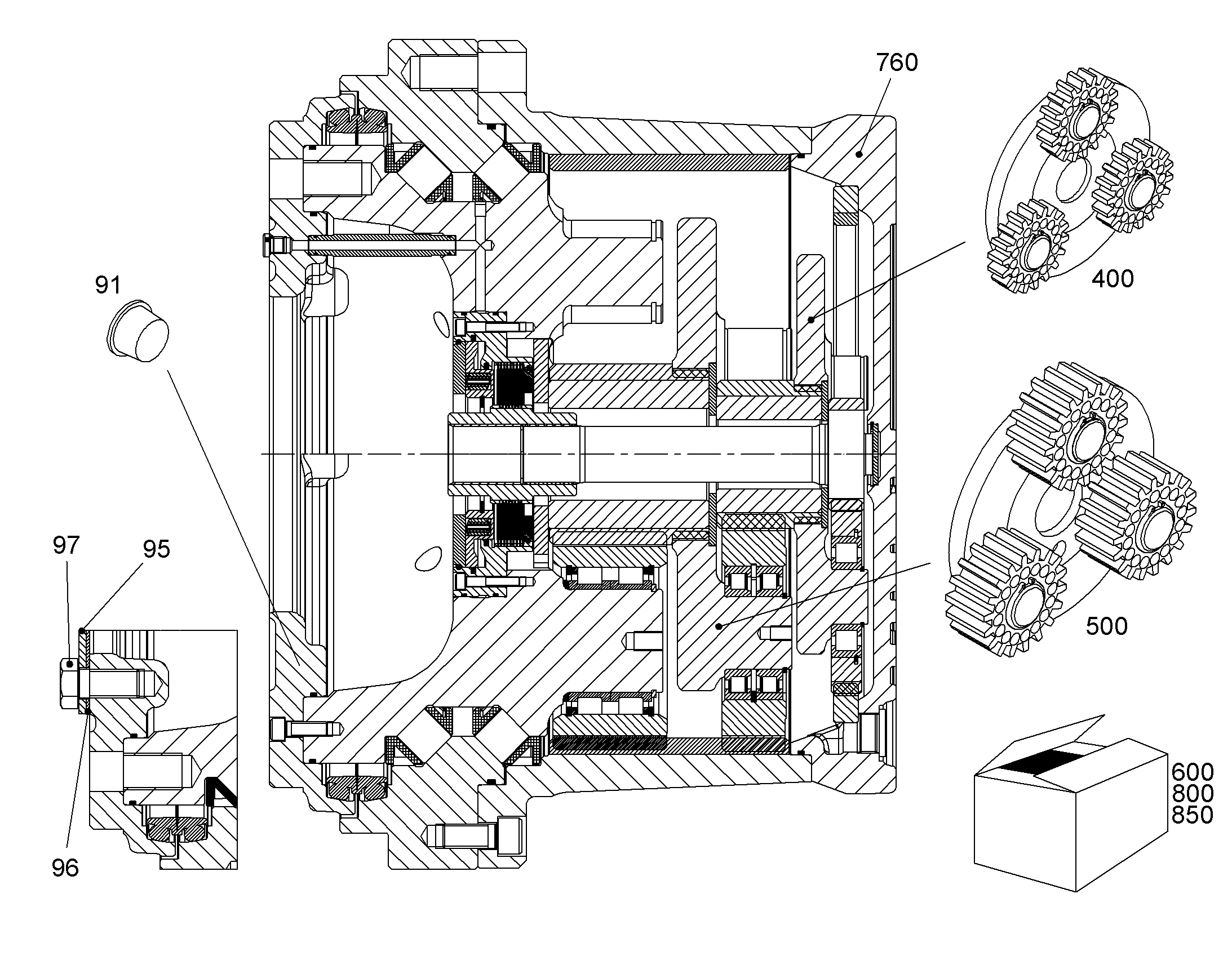 РЕМОНТНЫЙ КОМПЛЕКТ BREMSE UND DICHT. 90207592 LIEBHERR