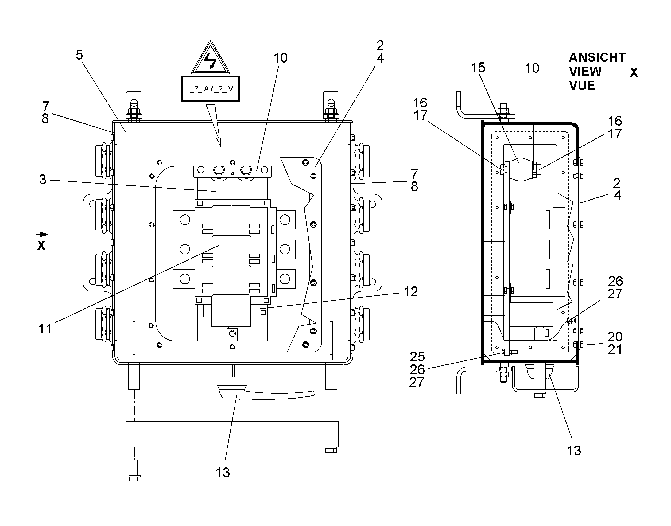 КРЫШКА 10064429 LIEBHERR