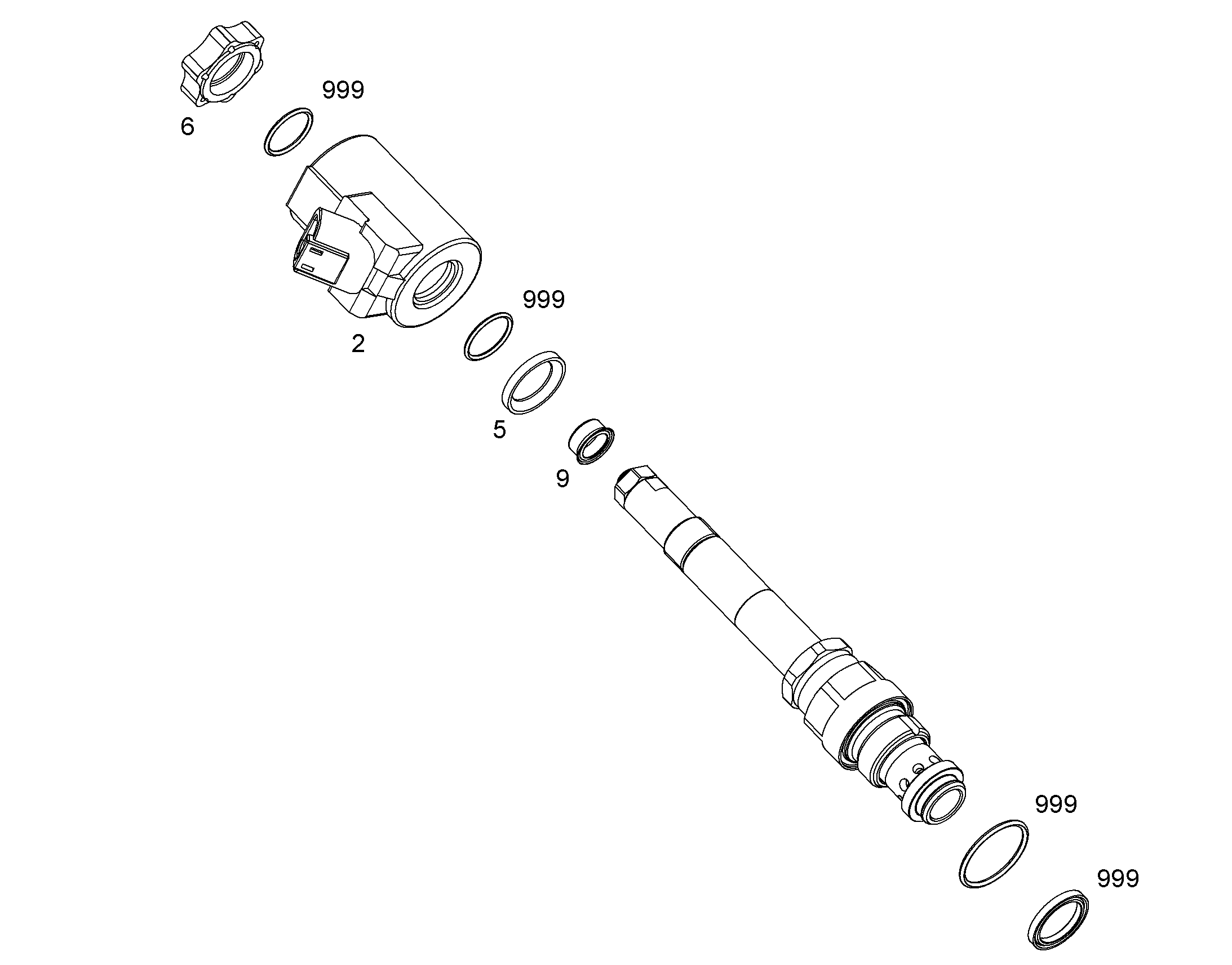 КАТУШКА ВОЗБУЖДЕНИЯ 11657400 LIEBHERR
