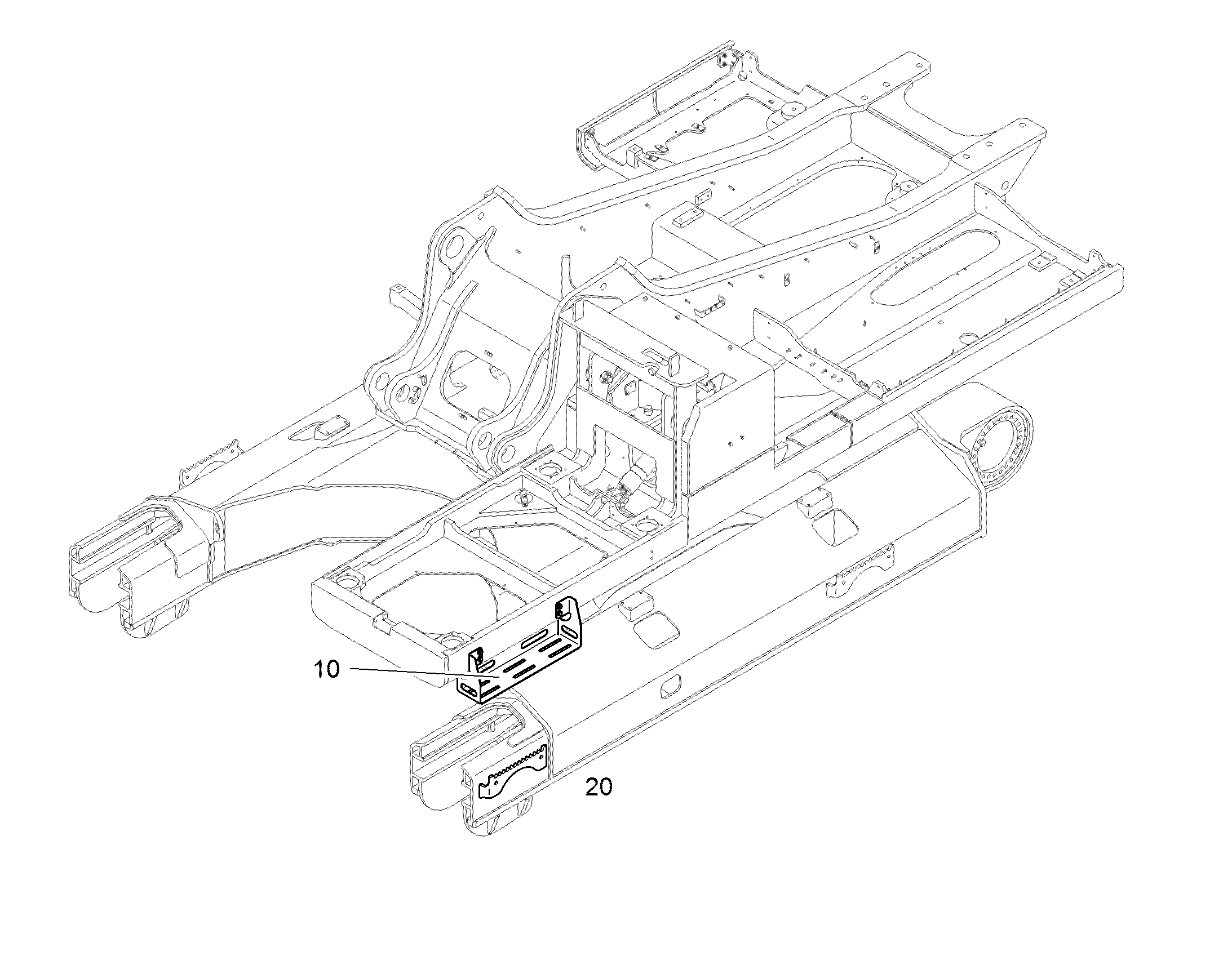 ВХОДНАЯ ЛЕСТНИЦА 94073241 LIEBHERR