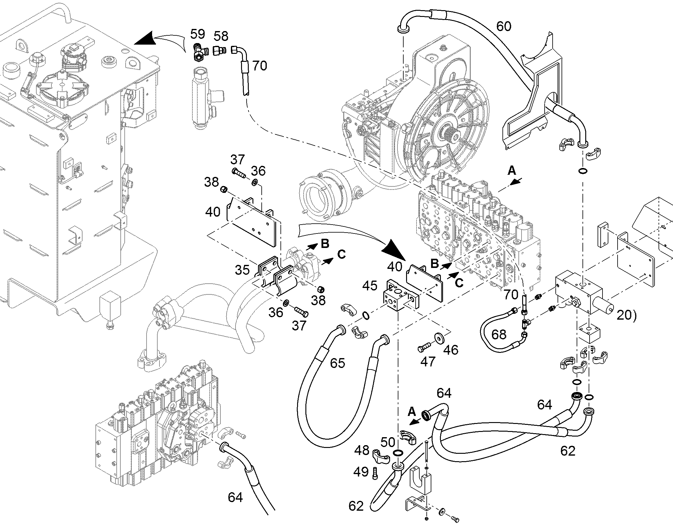 ШЛАНГ 10X2000 10007555 LIEBHERR