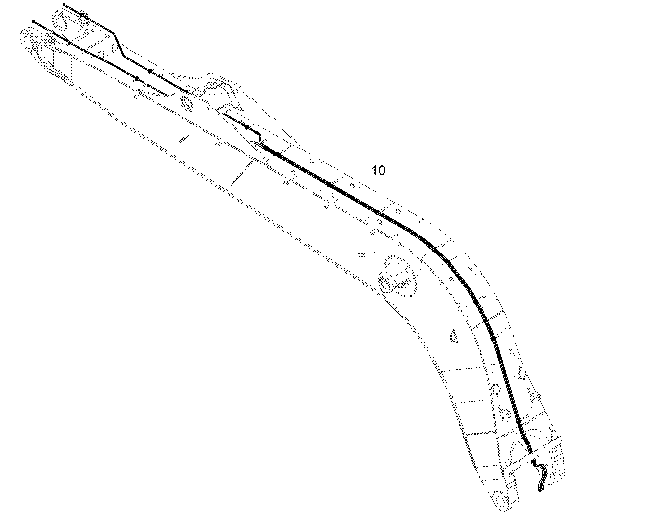 ПРОВОДКА ПРИВОД МЕХ. ПОВОРОТА 11451822 LIEBHERR
