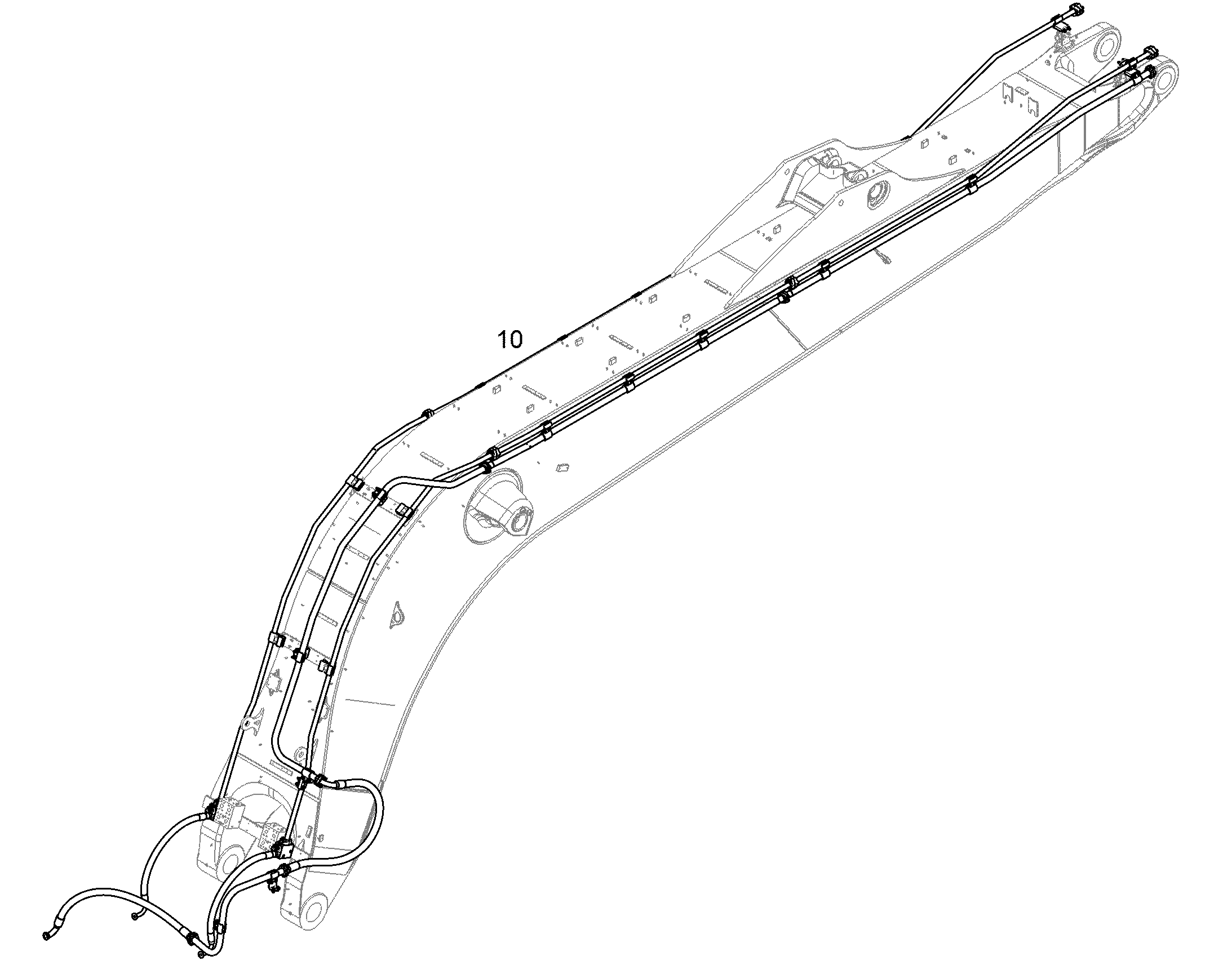 ПРОВОДКА МОНТАЖ AHS 11451823 LIEBHERR