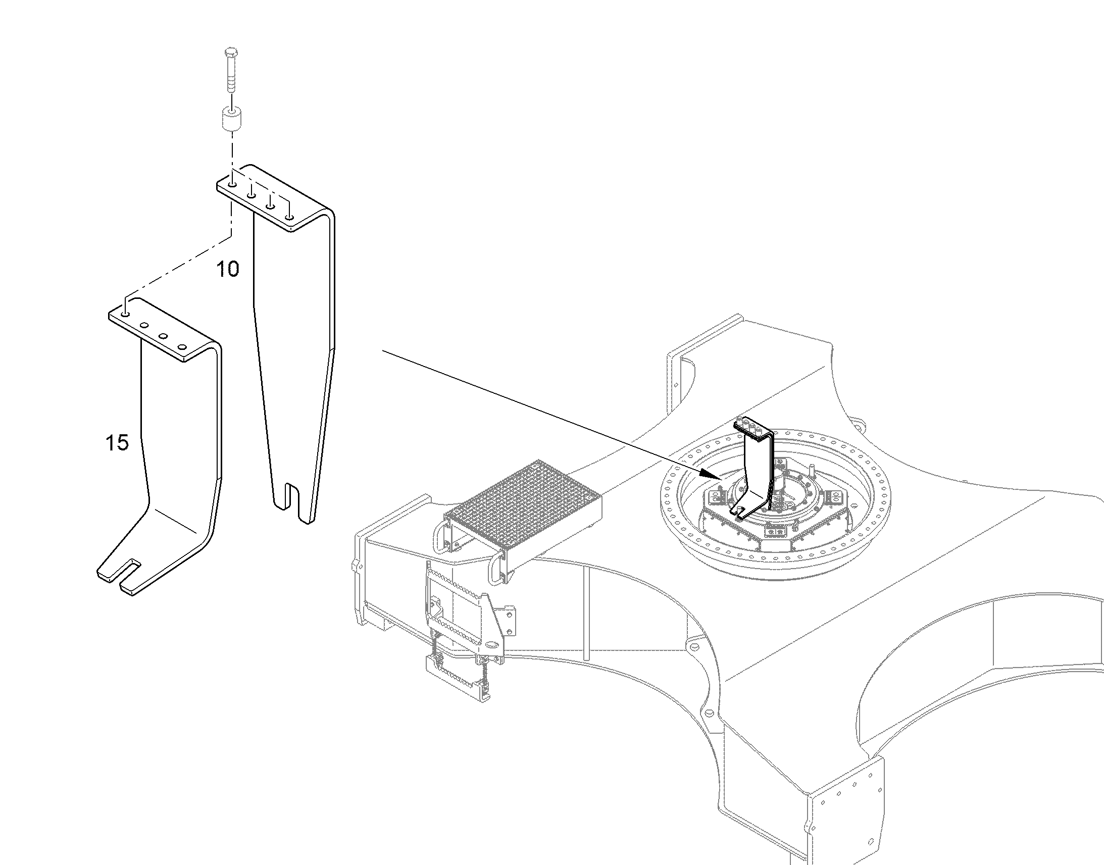 ПОВОДОК 11458632 LIEBHERR