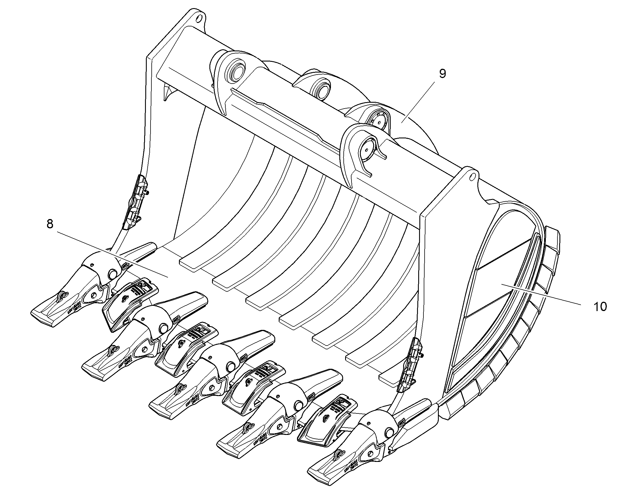 ЗАБРАЛО КОВША 10855606 LIEBHERR