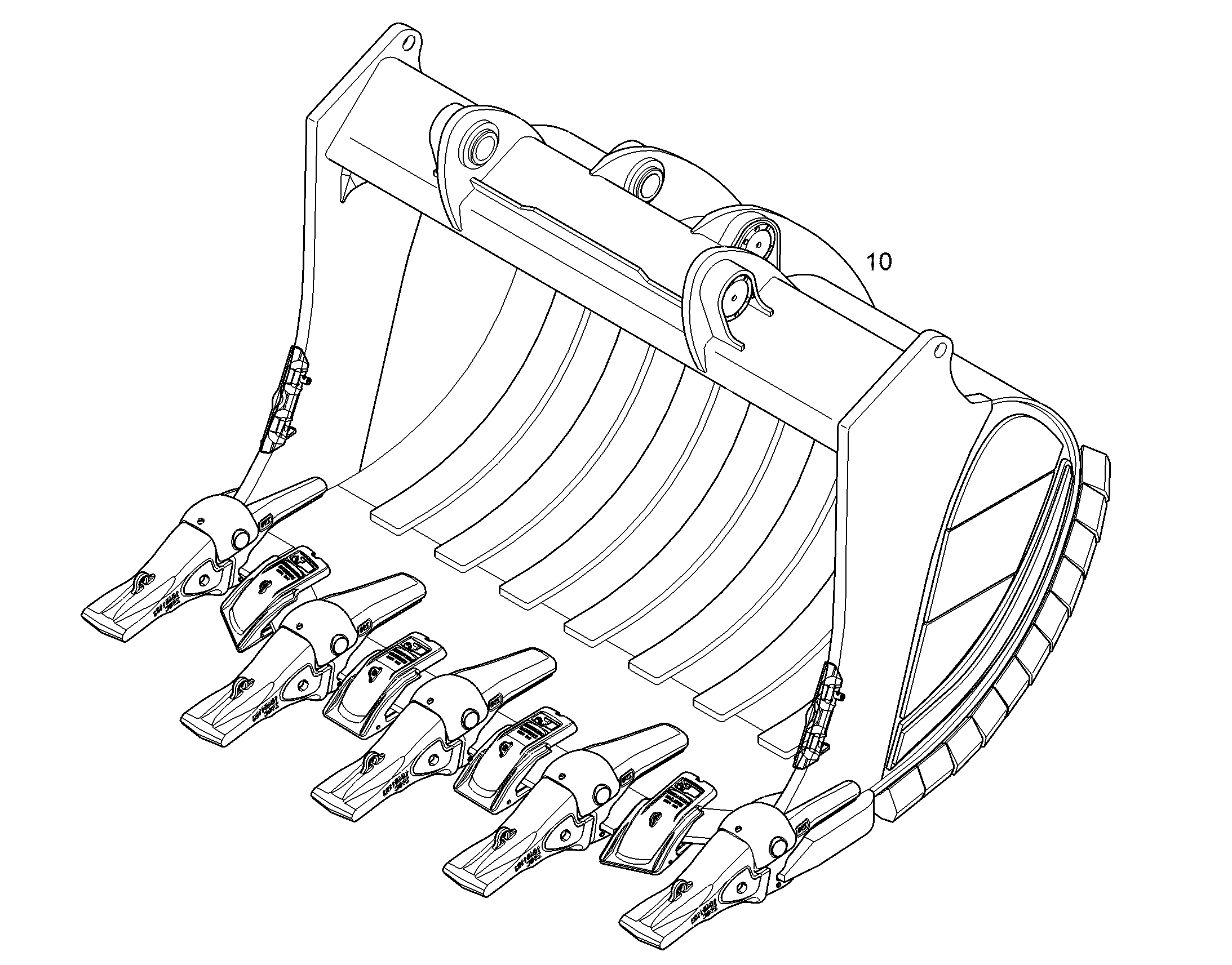 ЛОПАТА ОБРАТНАЯ HDV 11461669 LIEBHERR