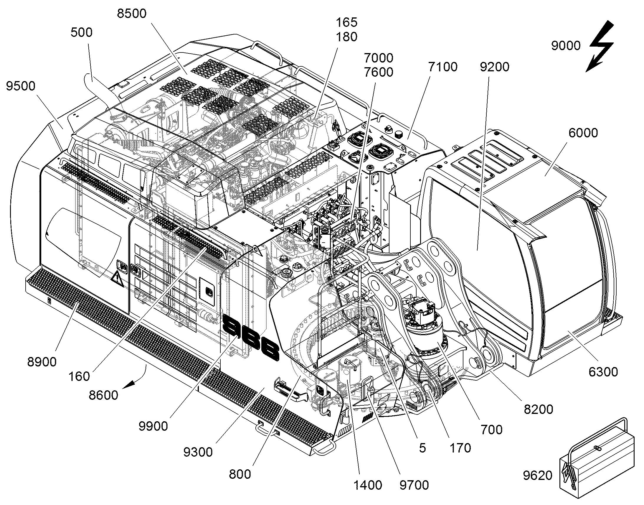ЭЛЕКТРИЧЕСКАЯ УСТ.ПОВ. ПЛАТФ. 10856865 LIEBHERR