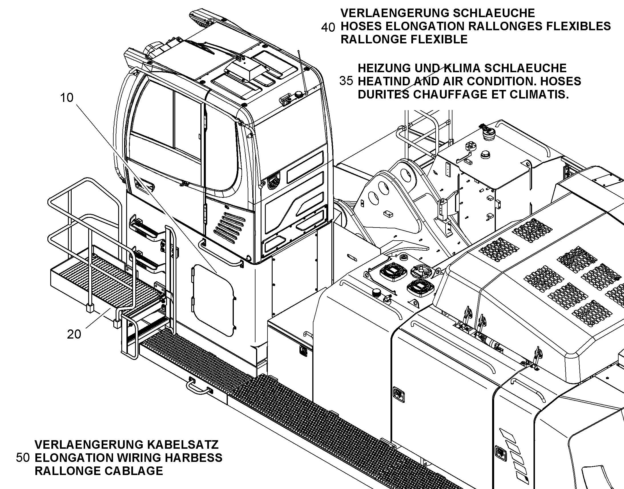 ПЛАТФ.- НЕПОДВИЖНОЕ ВОЗВЫШЕНИЕ 1200 MM 11734780 LIEBHERR