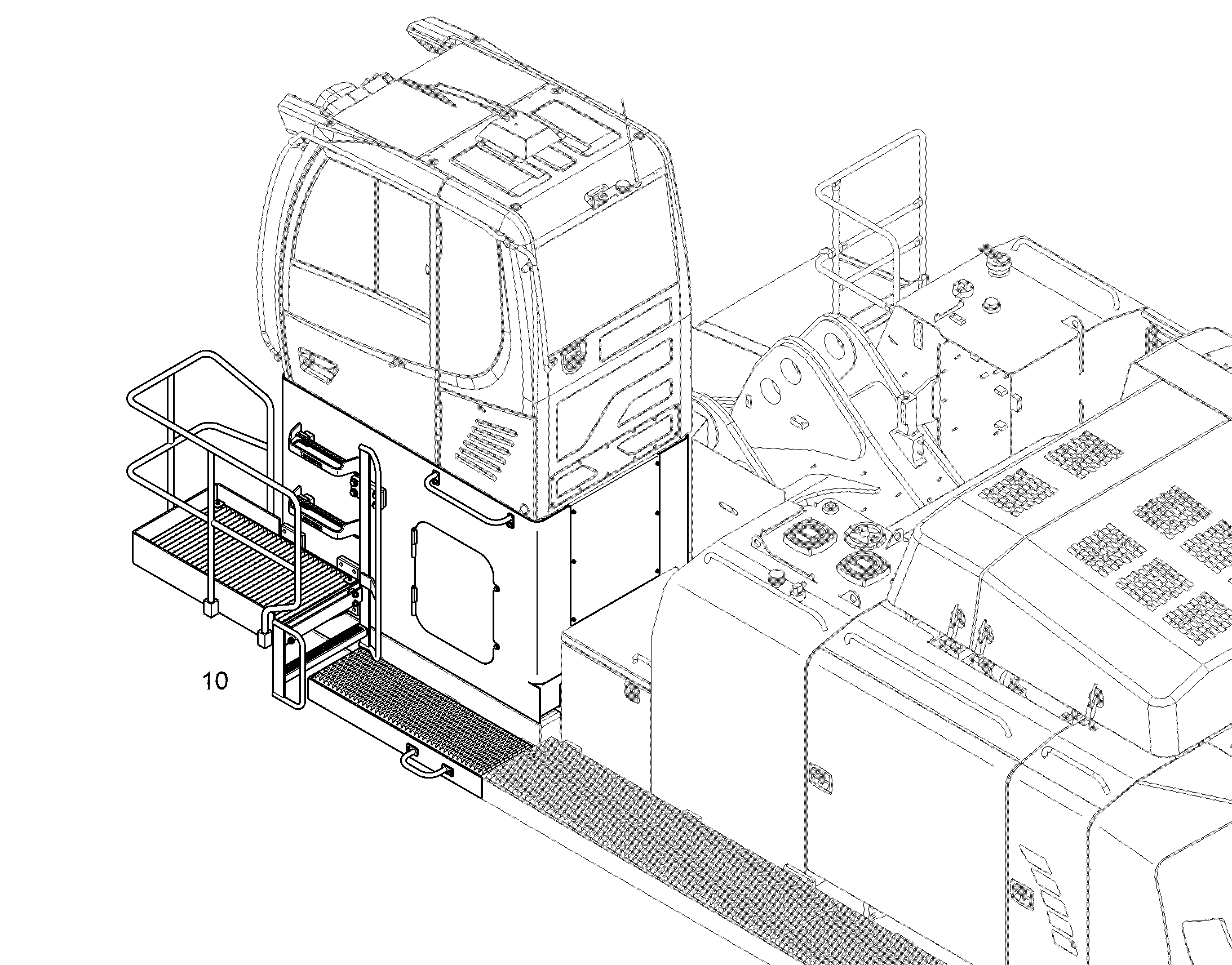 ВОЗВЫШЕНИЕ КАБИНЫ 1200MM 11460533 LIEBHERR
