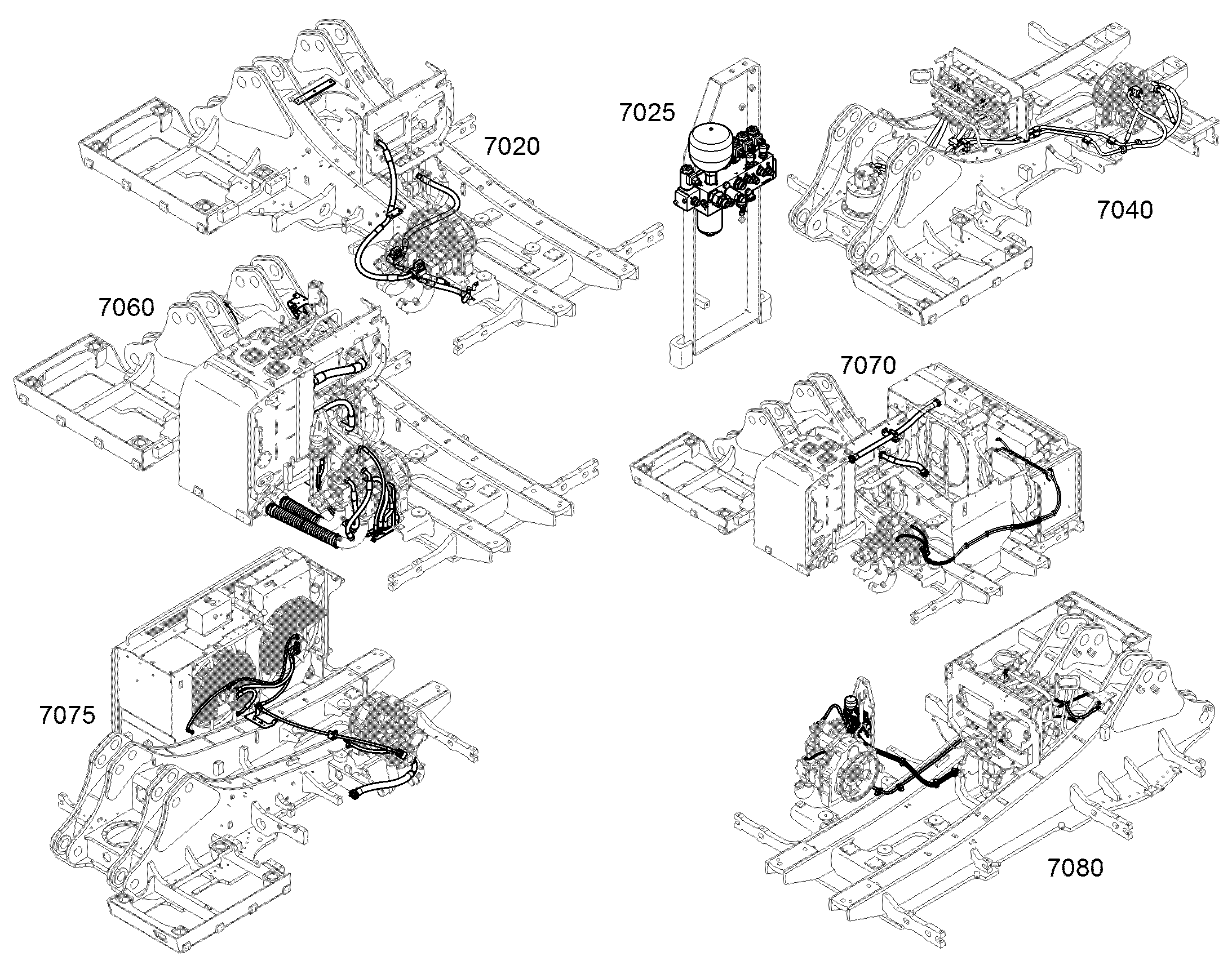 ГИДР.УСТ.НАСОСЫ ШЛАНГОВ УПР. 10842659 LIEBHERR