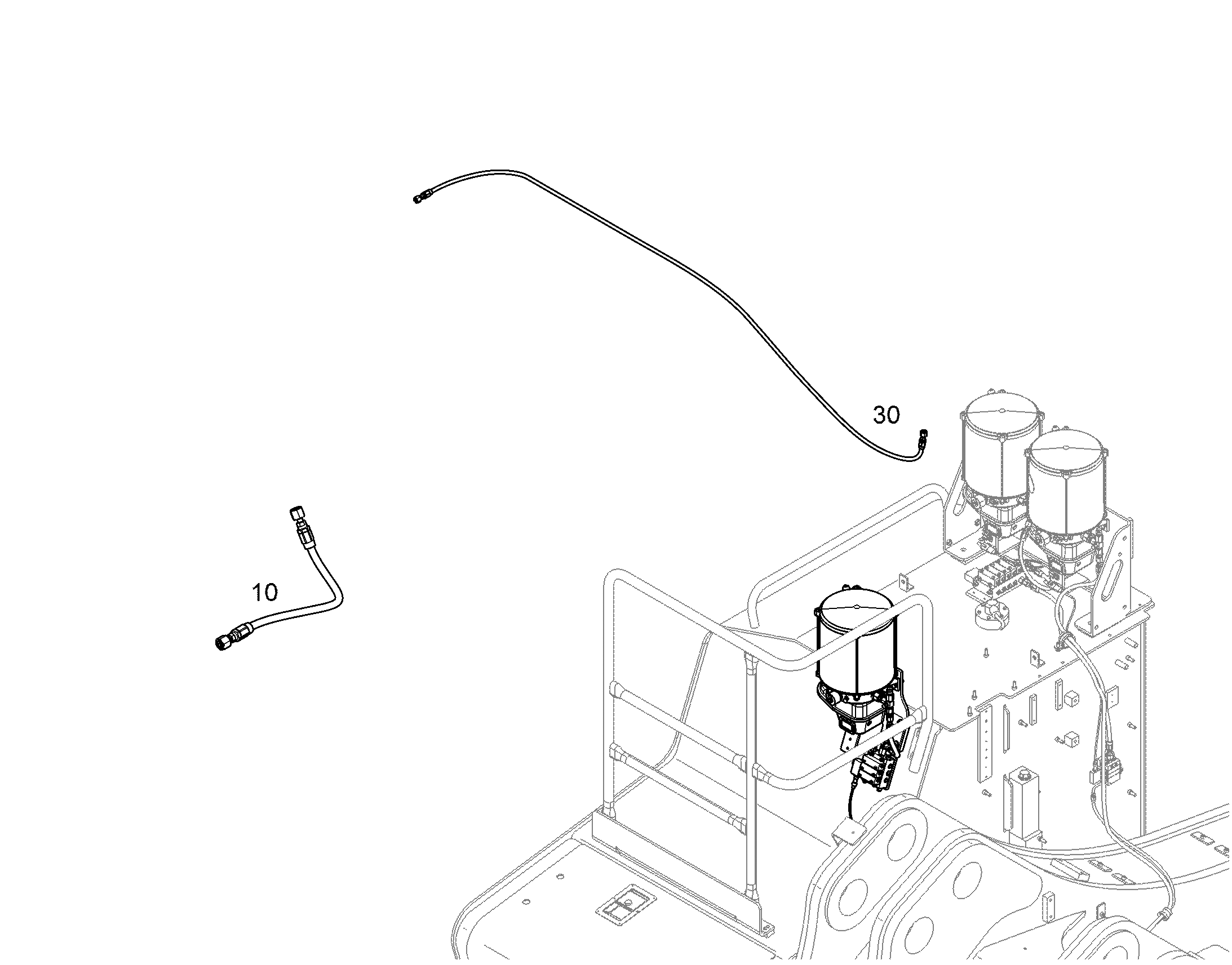 ШЛАНГ 6,3X425 10340098 LIEBHERR
