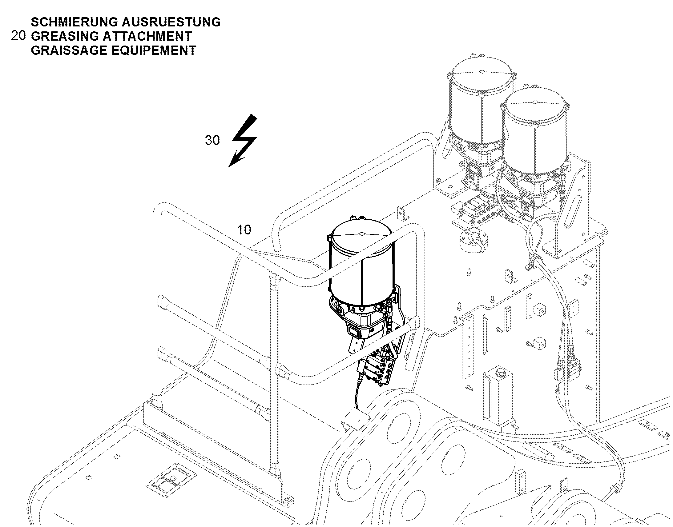 ЭЛЕКТРИЧЕСКАЯ УСТАНОВКА СМАЗКИ 11460889 LIEBHERR