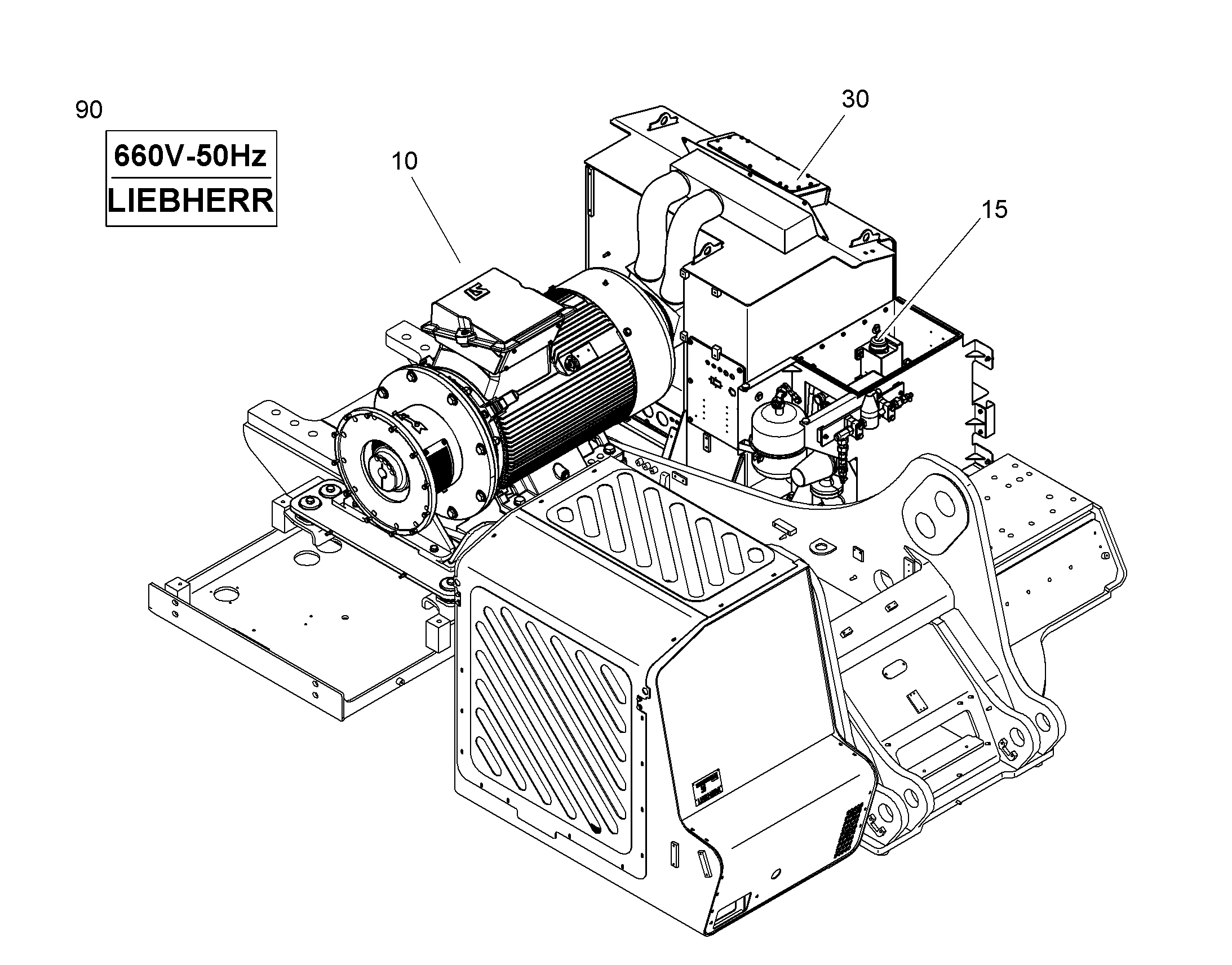 НАГРЕВАТЕЛЬ ПРЕДВАРИТЕЛЬНЫЙ 11082667 LIEBHERR