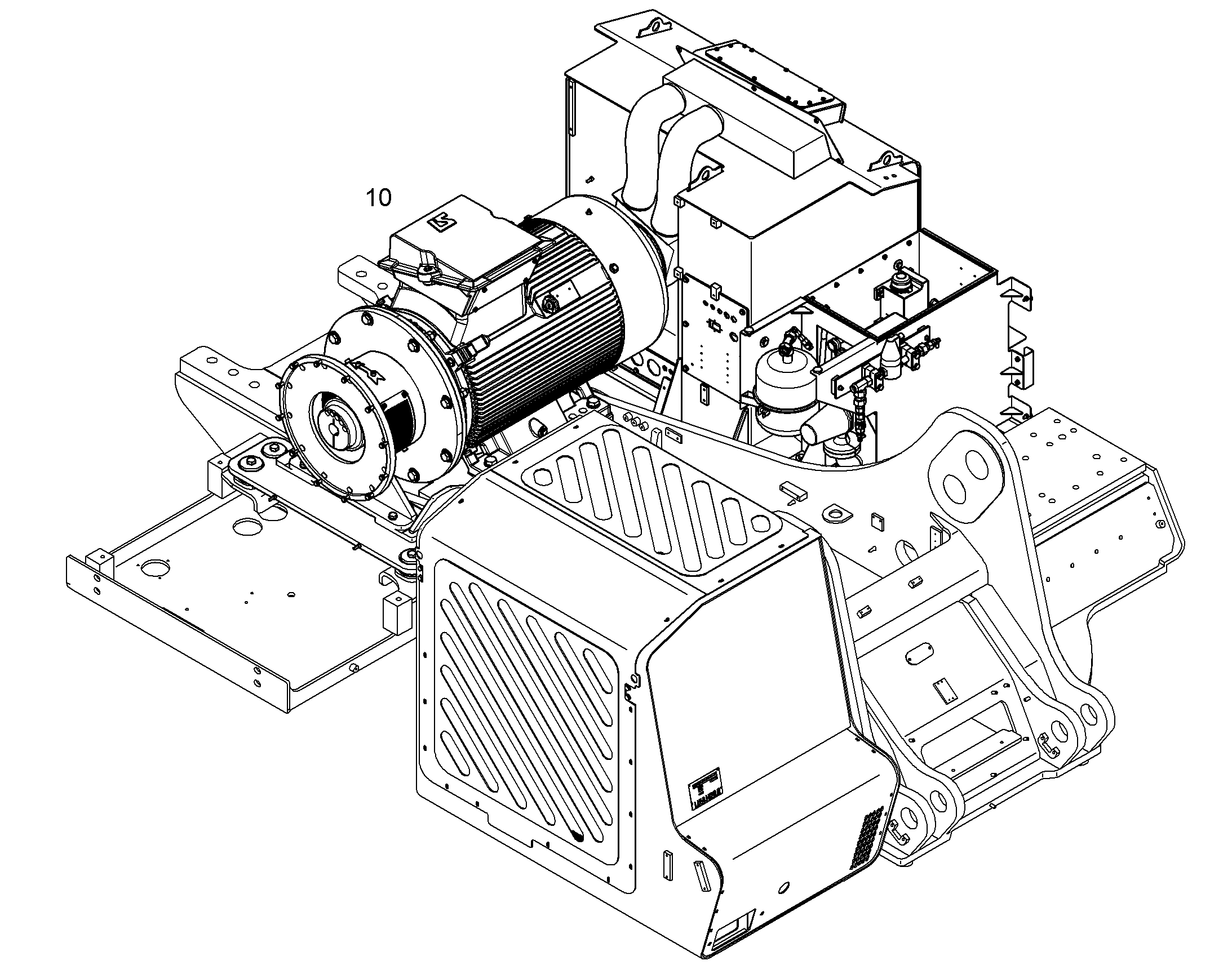 МОНТ.КОМПЛ.ВЫКЛ.МАСЛ.ГИДРОПР. 660V 50HZ 160KW 11452276 LIEBHERR