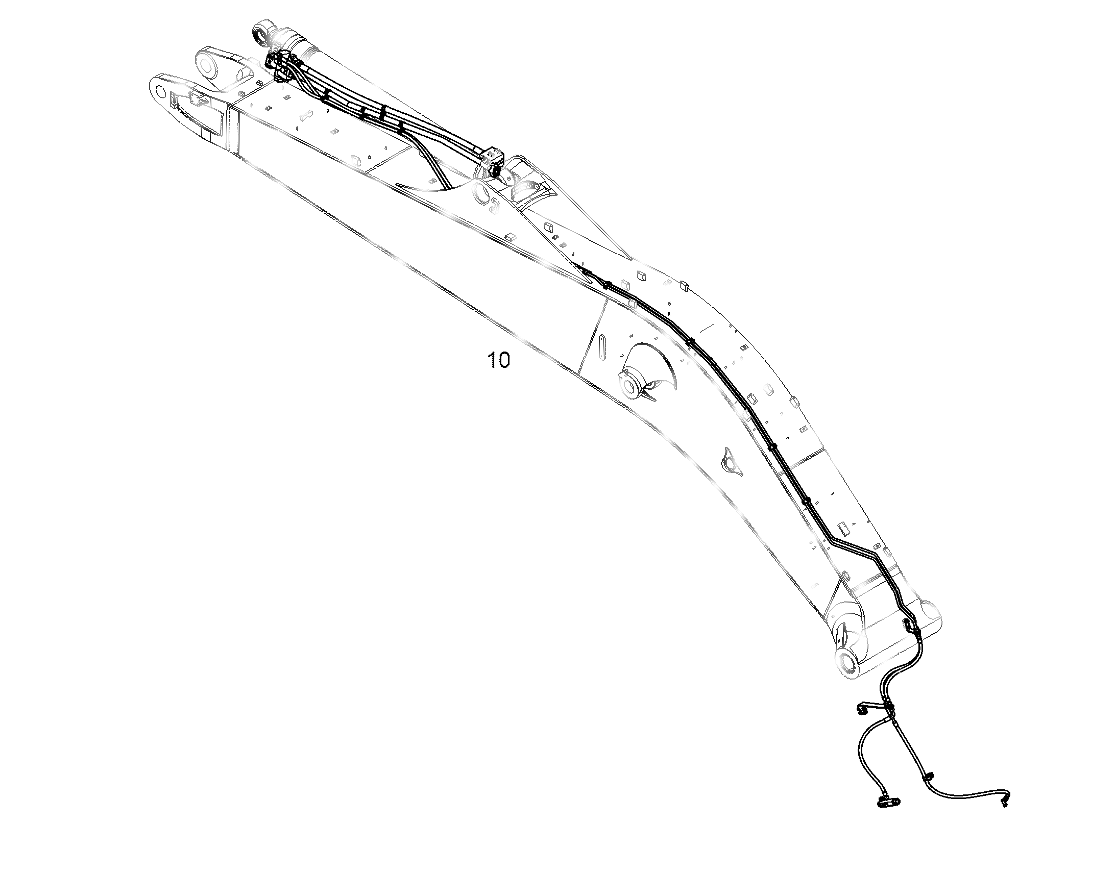 ЗАЩ.ТРУБЫ ЦИЛ.РУК. 11457050 LIEBHERR