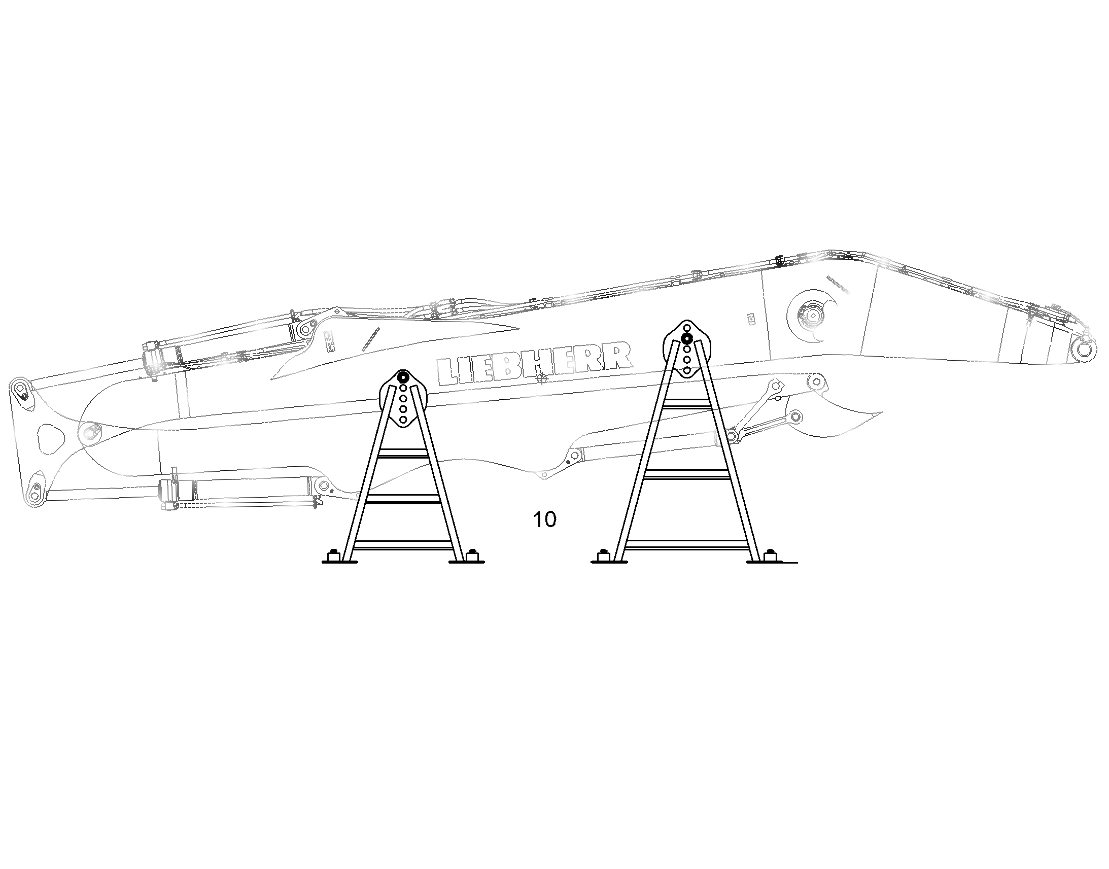 ПОДСТАВКА 10833647 LIEBHERR
