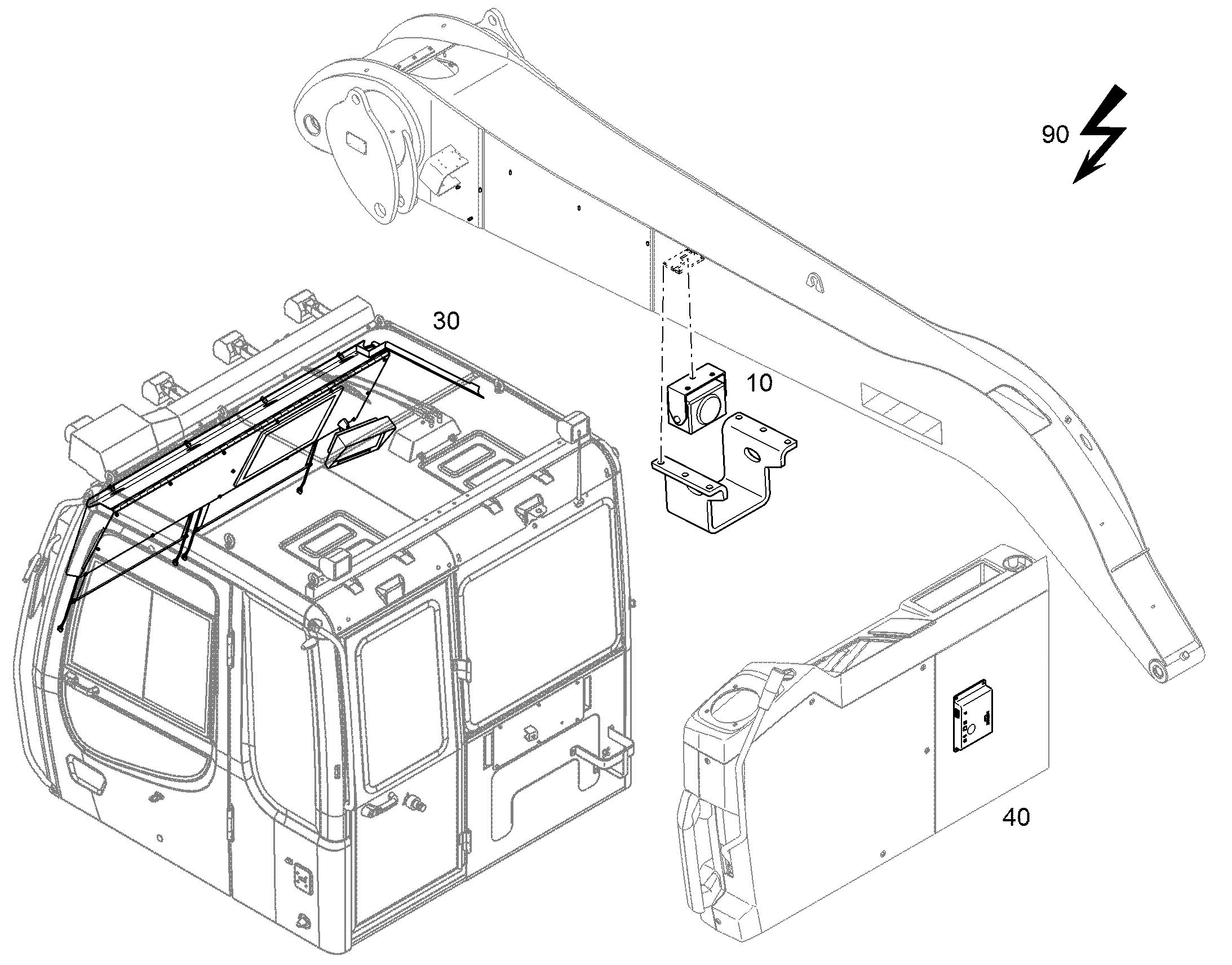 УСТАНОВКА КАМЕРЫ 10844522 LIEBHERR